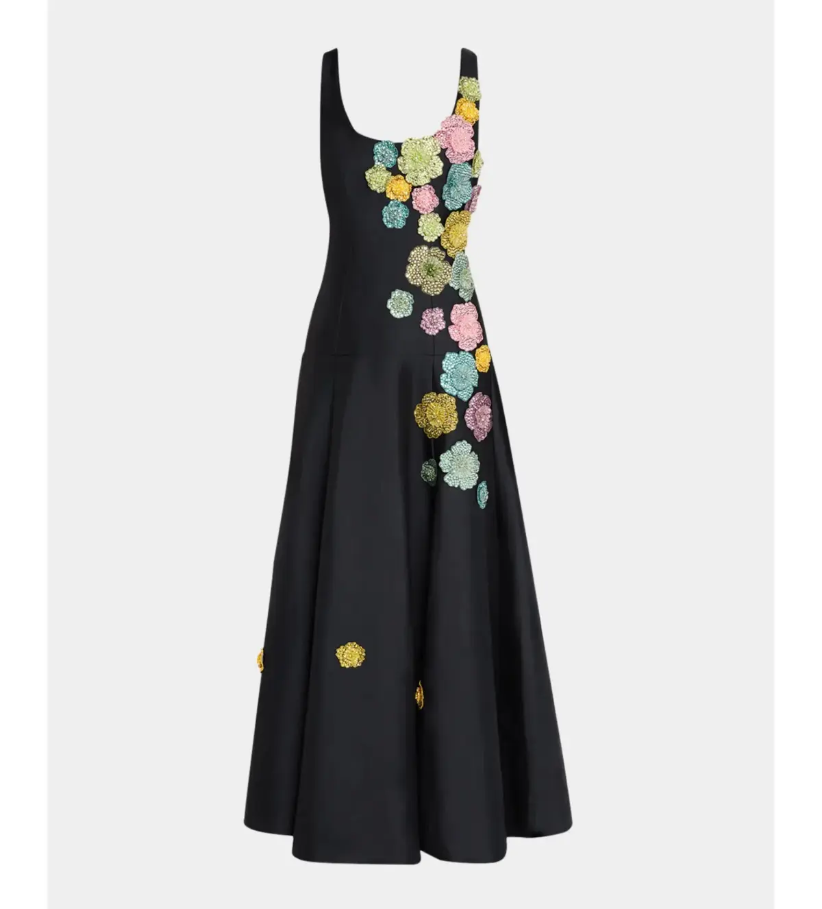 Alemais Lolita Gown Black Floral Size 10 - Image 5