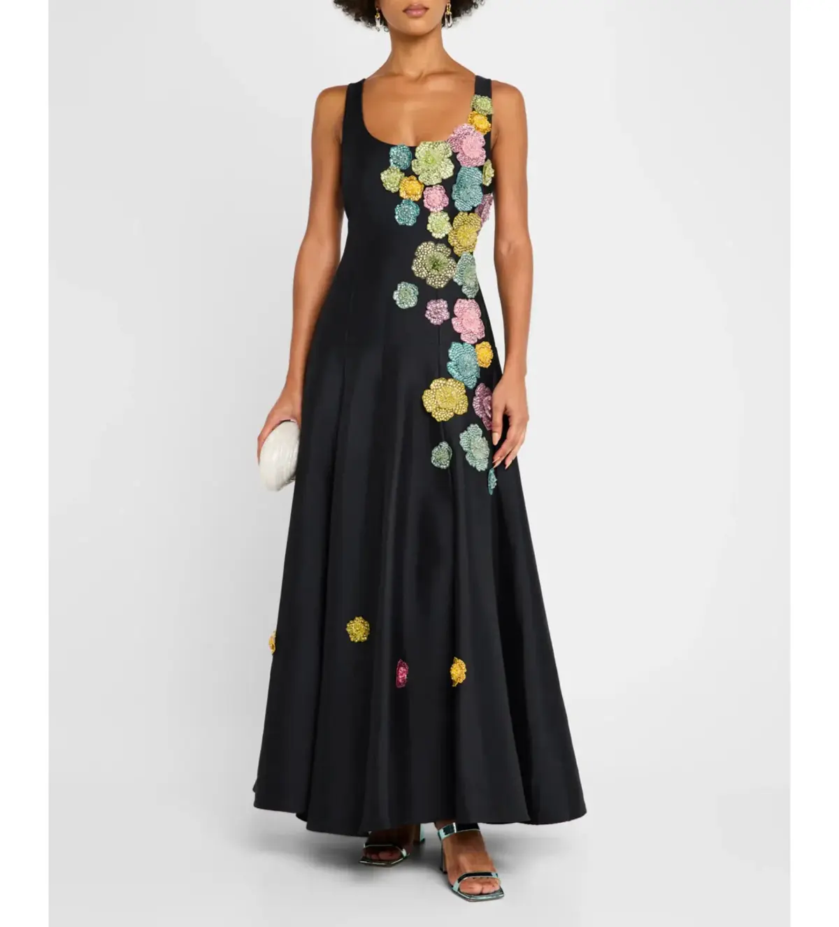 Alemais Lolita Gown Black Floral Size 10 - Image 1