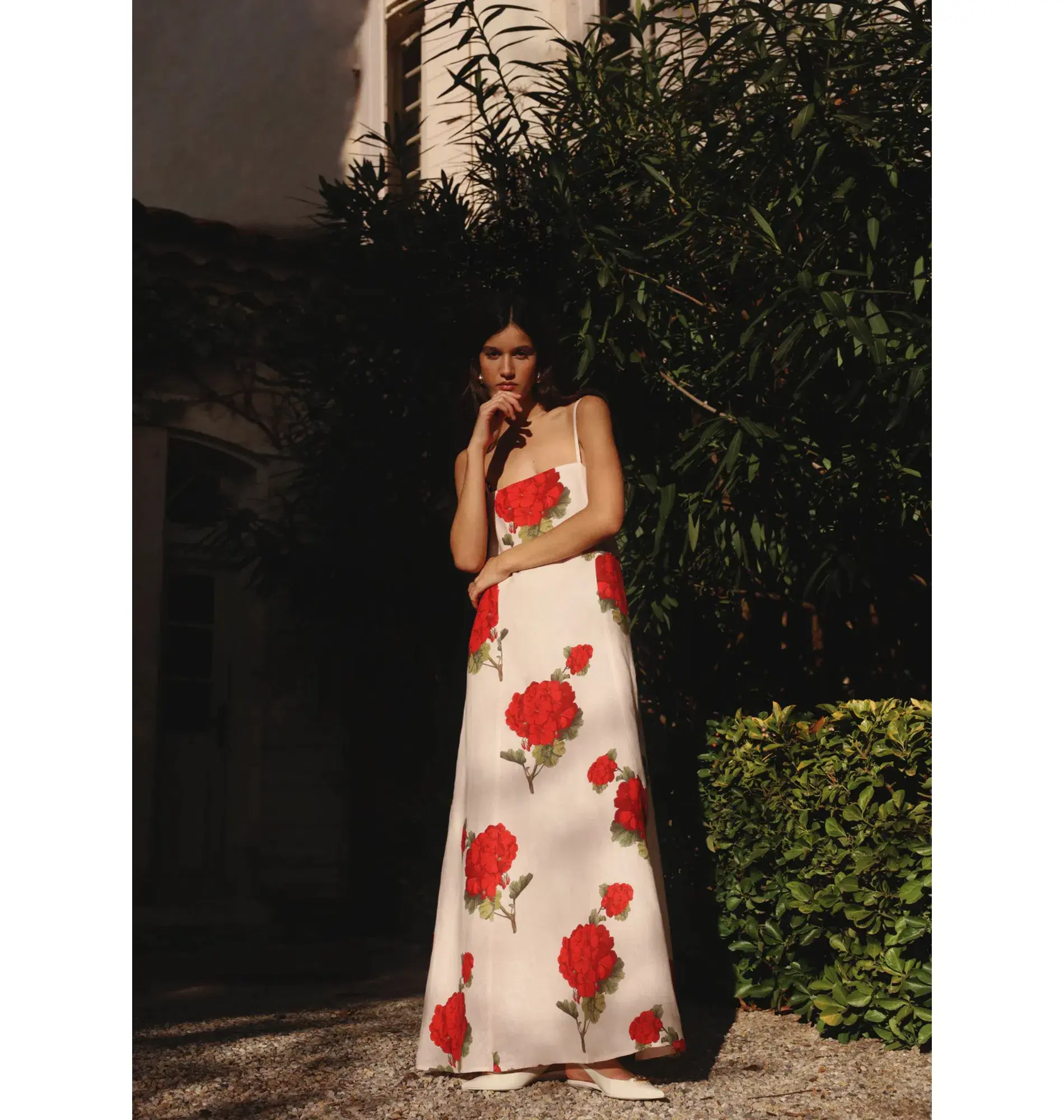 Morton Mac Camilla Dress in Crimson Ivy Size L / AU 12 - Image 1