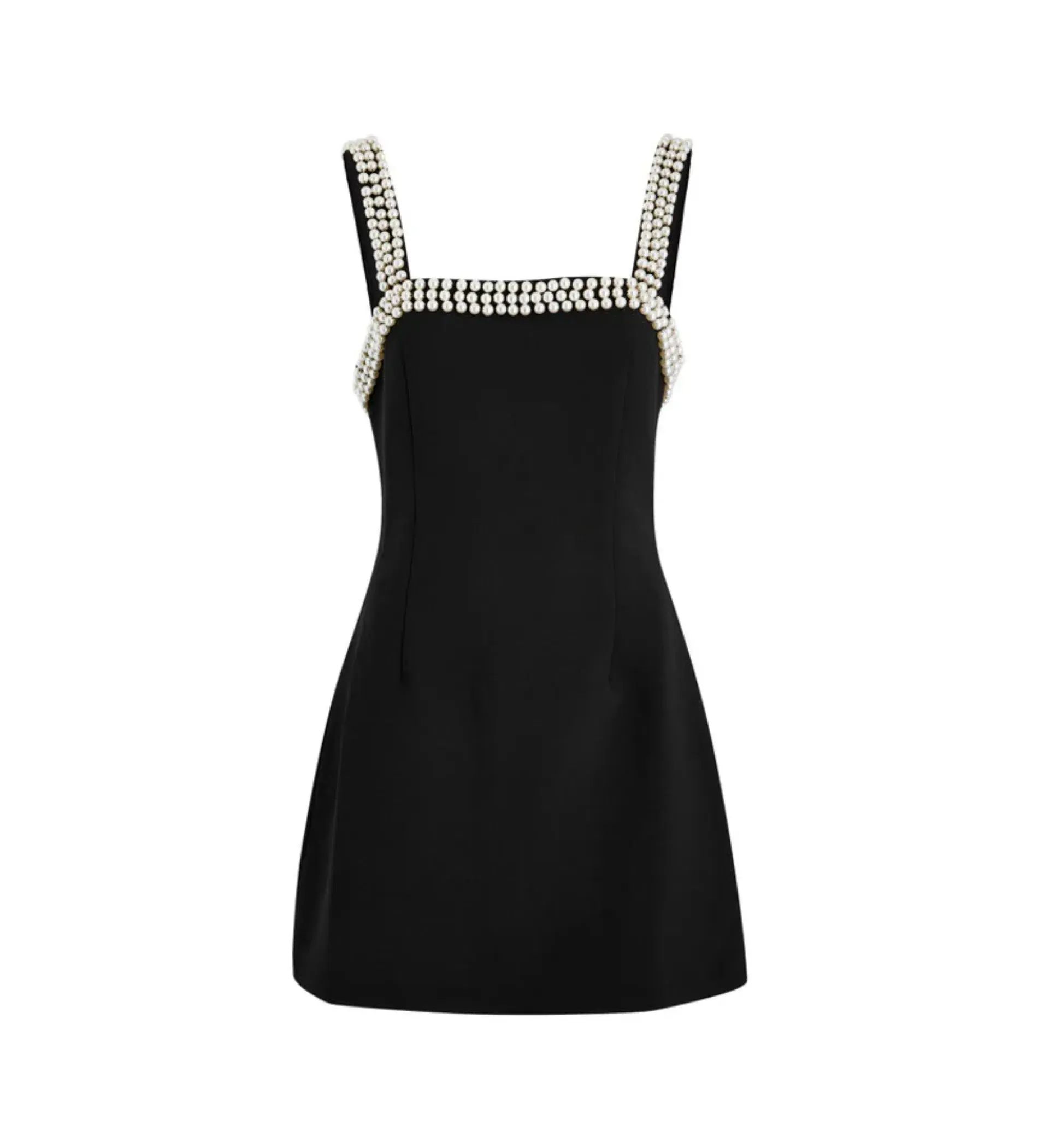 Odd Muse The Ultimate Muse Pearl Trim Mini Dress Black Size S/8 - Image 5