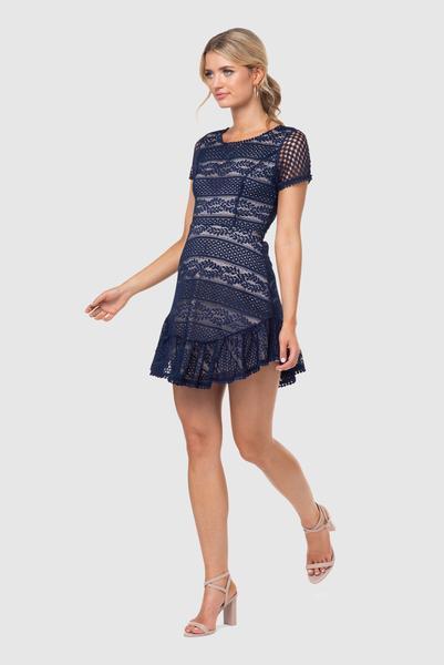 Pilgrim All About You Mini Dress Blue Size 10 - Image 1
