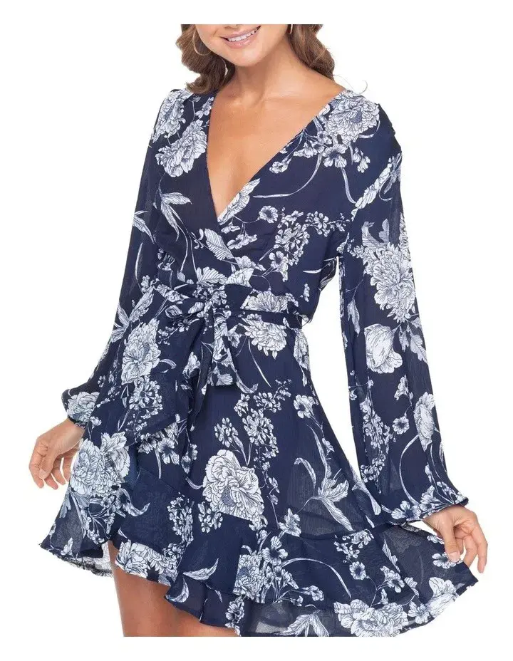Pilgrim For The Love Mini Dress Floral Size 10 - Image 4