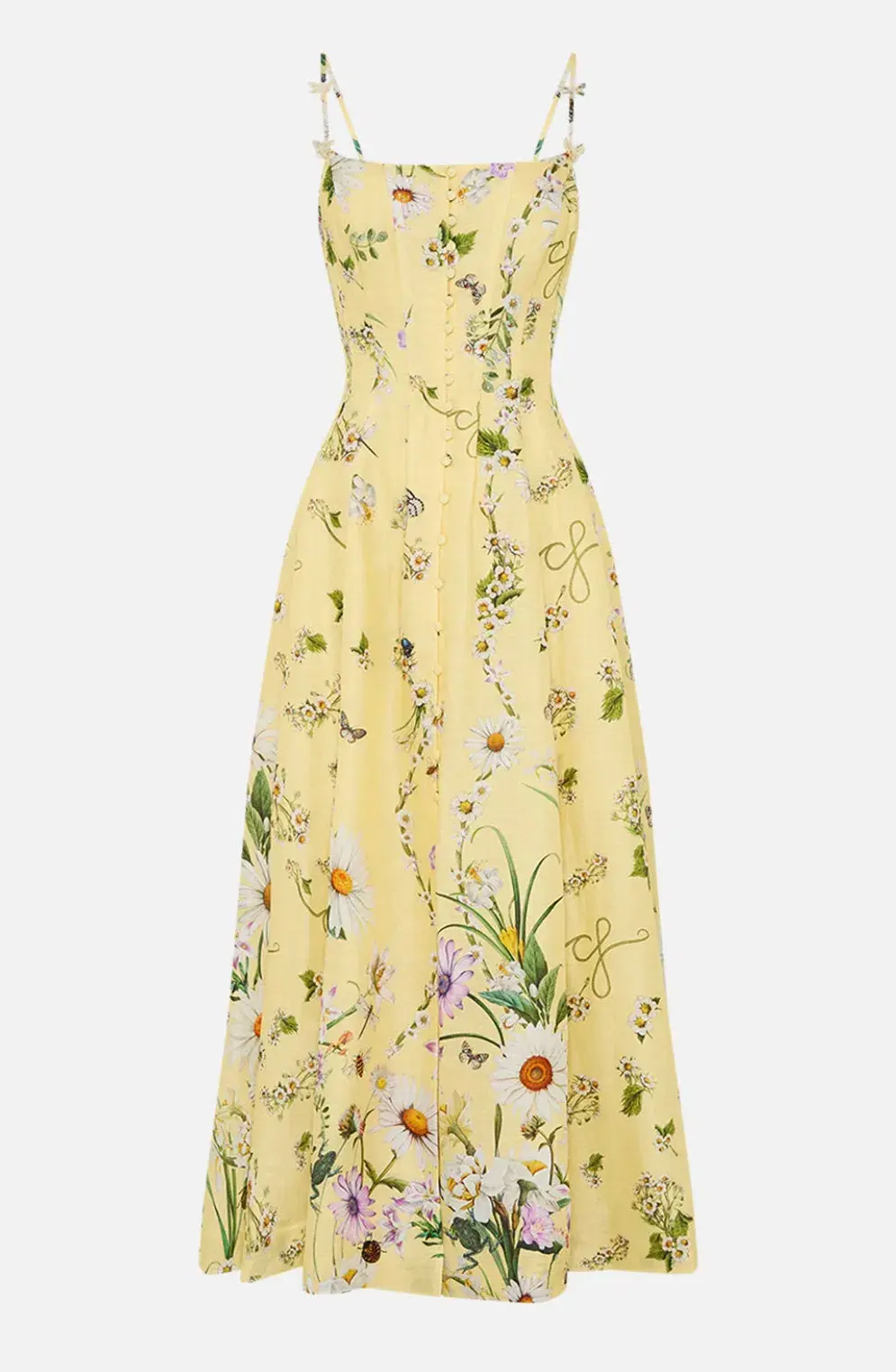 Camilla Corset Dress With Long Flared Skirt Daisy Chains Size L / AU 14 - Image 4