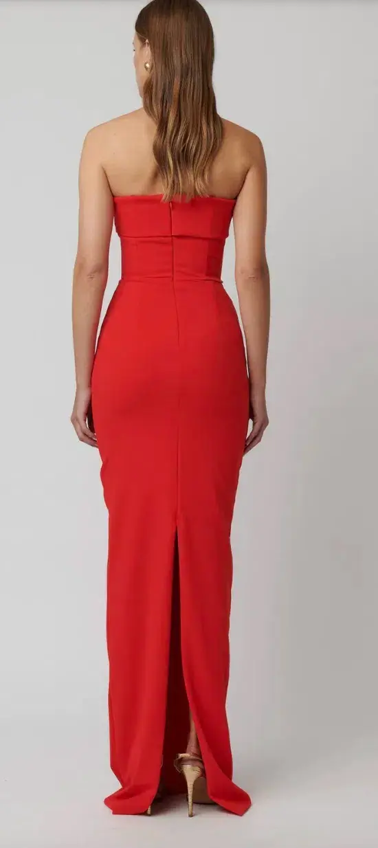 Effie Kats Monroe Gown Cherry Size 10 - Image 4