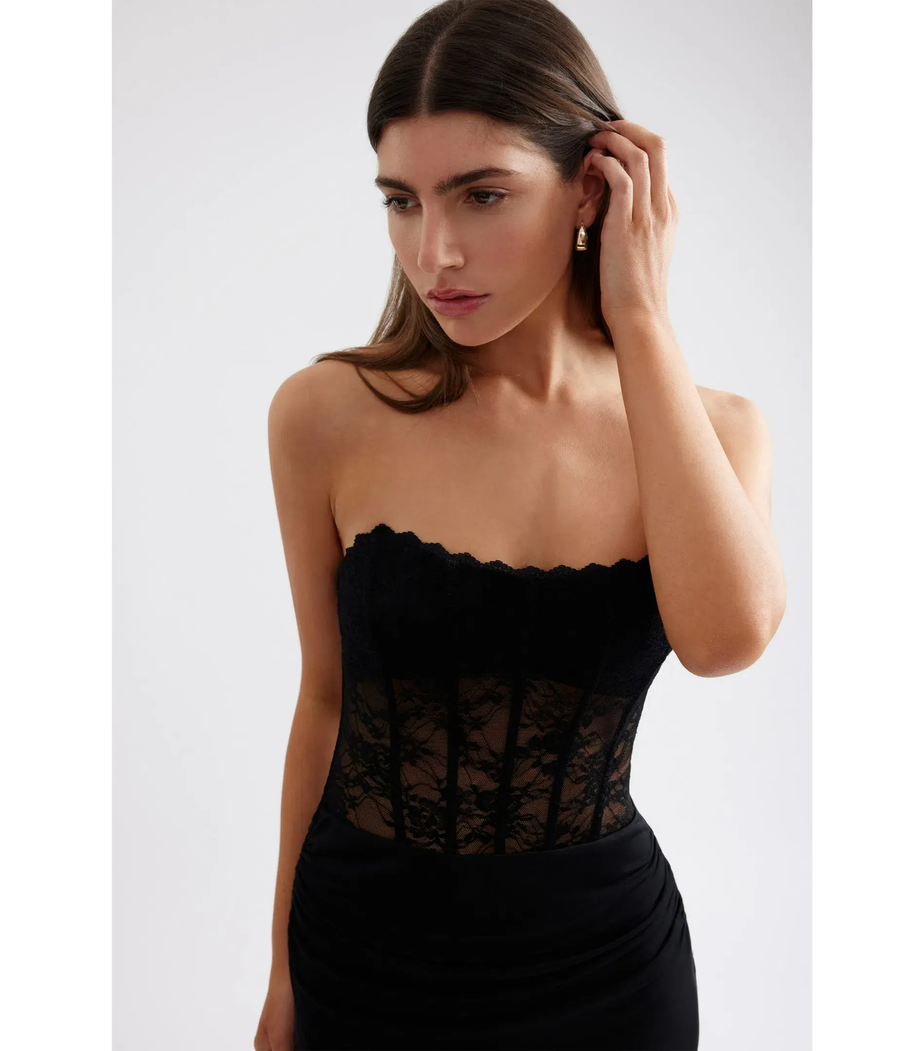 Lexi Alla Dress Black Size AU 8 - Image 3