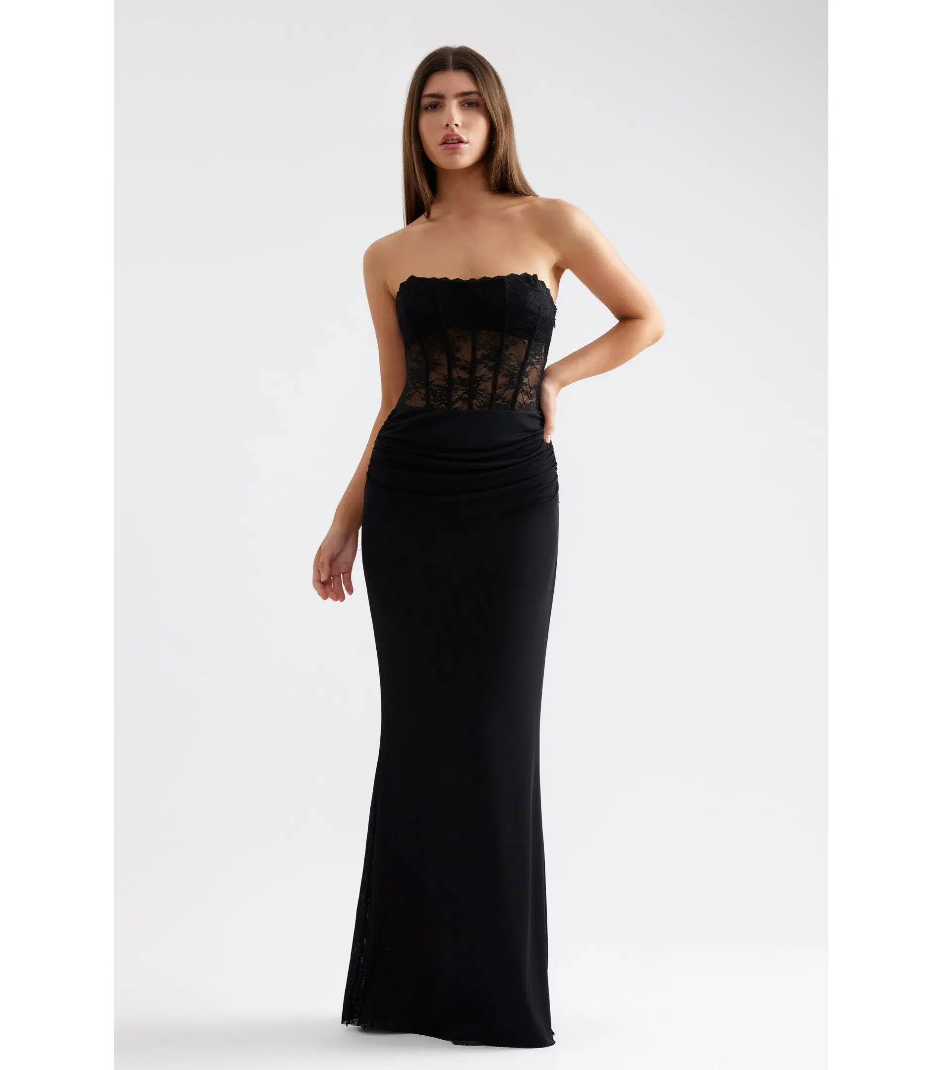Lexi Alla Dress Black Size AU 8 - Image 1