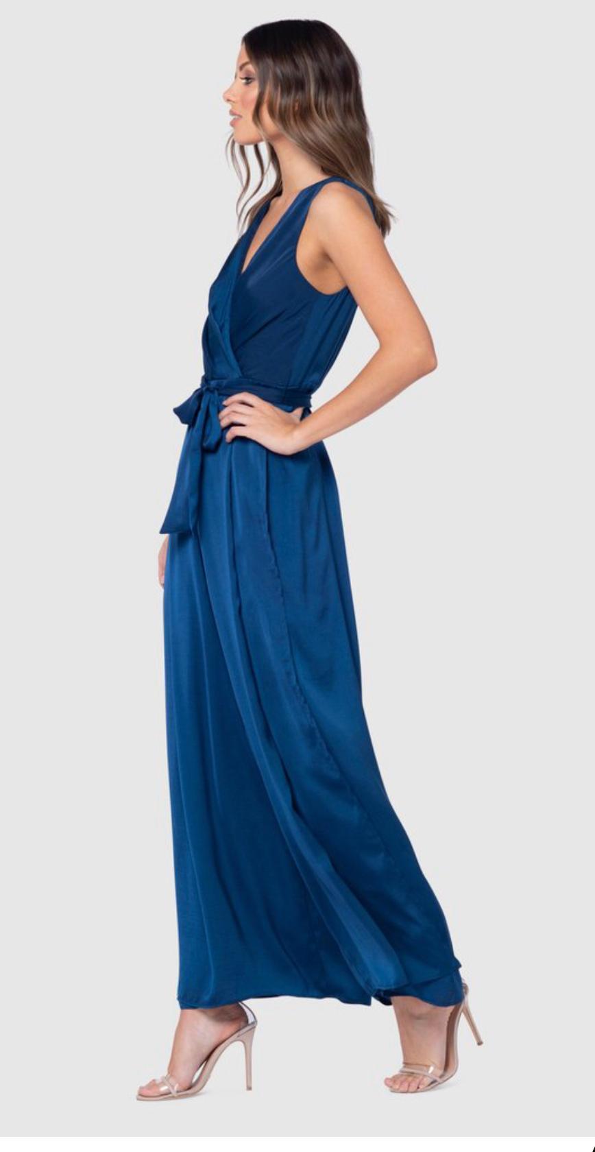 Pilgrim My Lucid Jumpsuit Electric Blue Size 10 - Image 2
