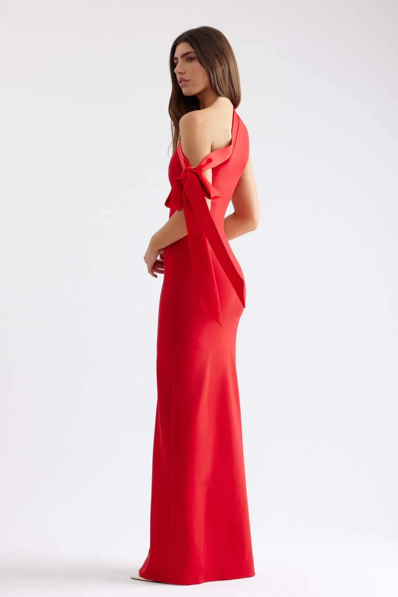 Lexi Sidney Maxi Dress Deep Red Size 8 - Image 2
