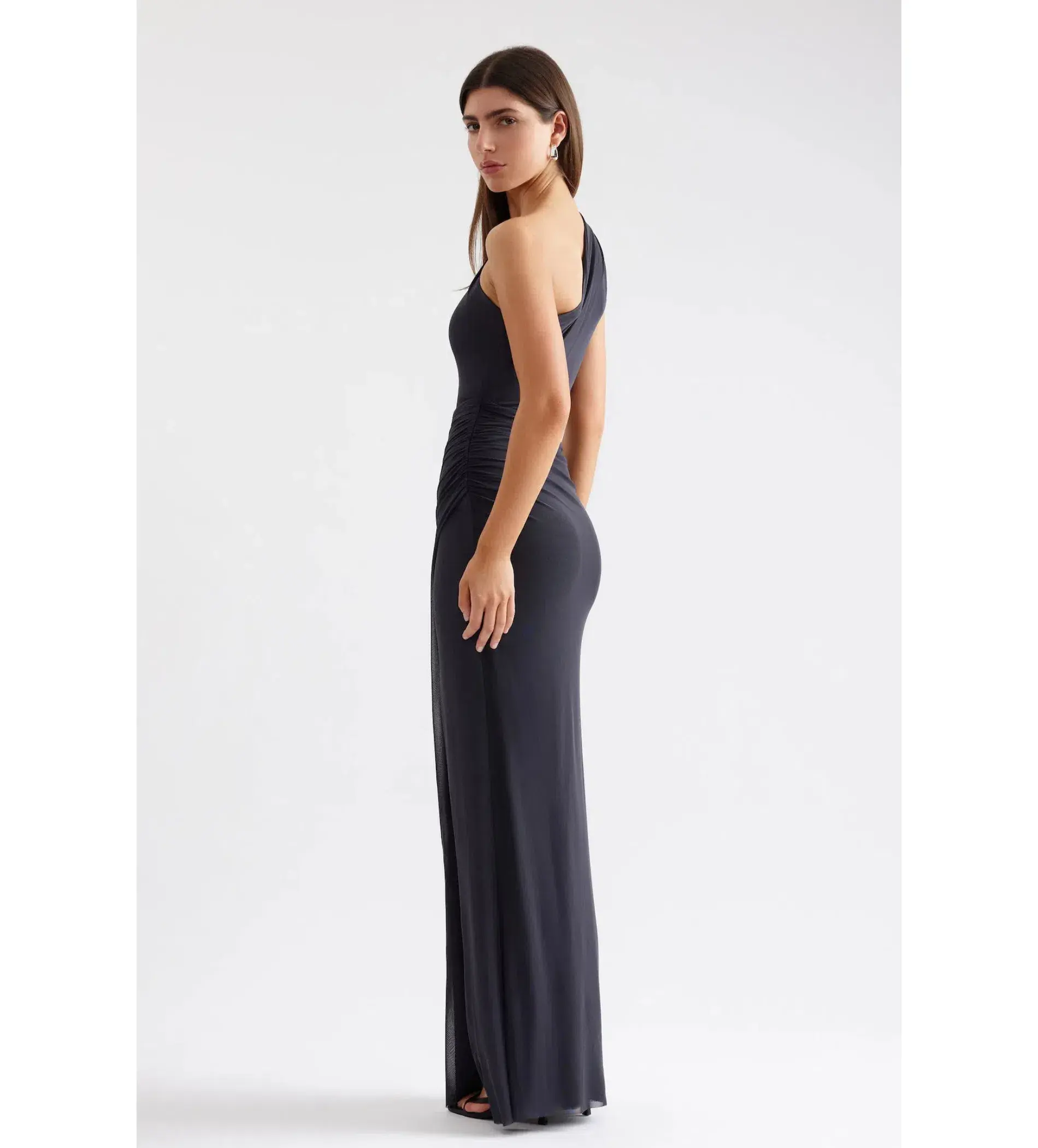 Lexi Viola Maxi Dress Charcoal Size 12 - Image 2