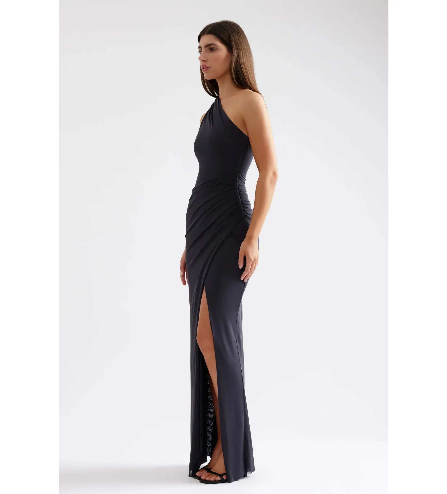 Lexi Viola Maxi Dress in Charcoal Size 10 - Image 2