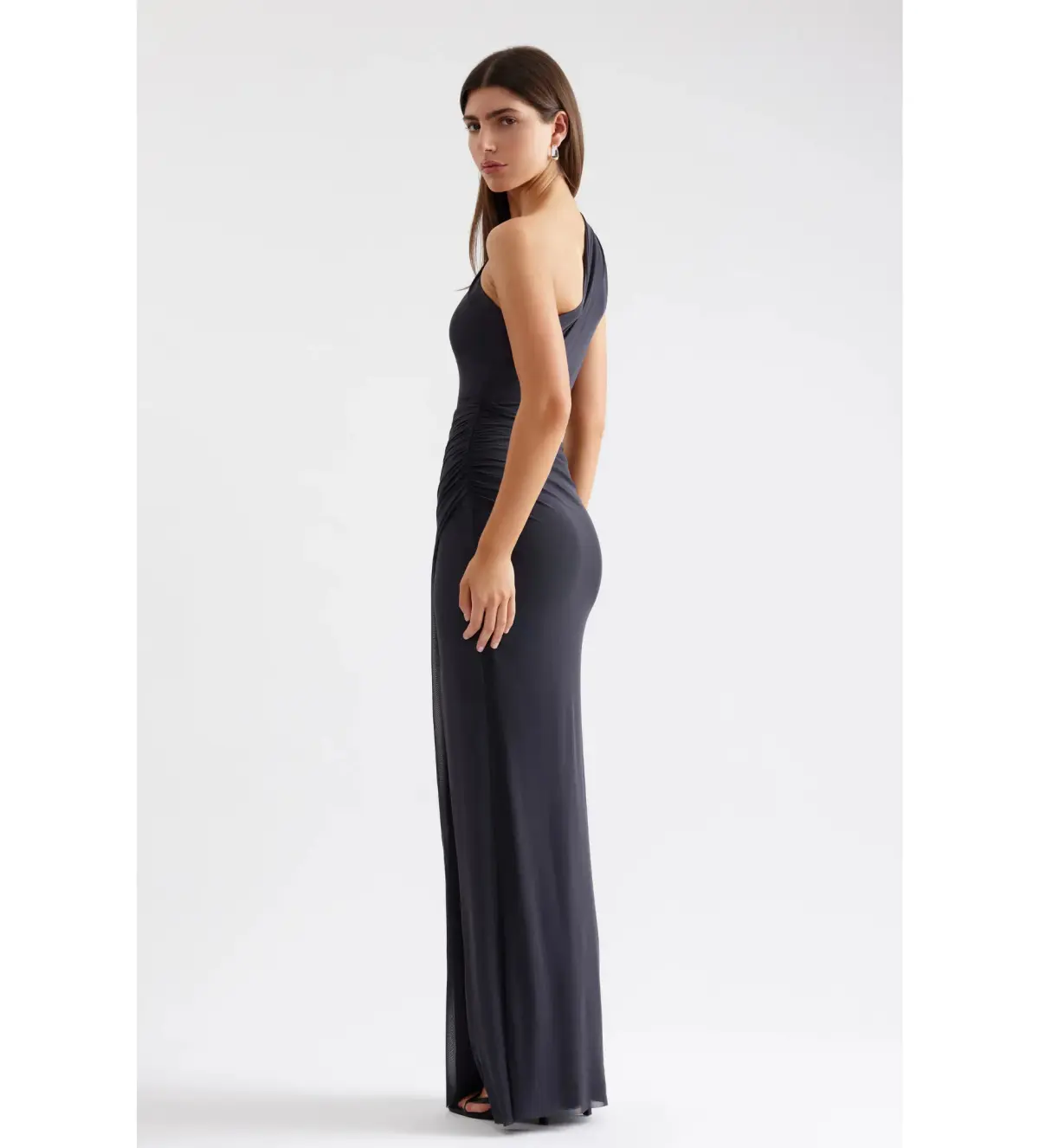 Lexi Viola Maxi Dress in Charcoal Size 10 - Image 3