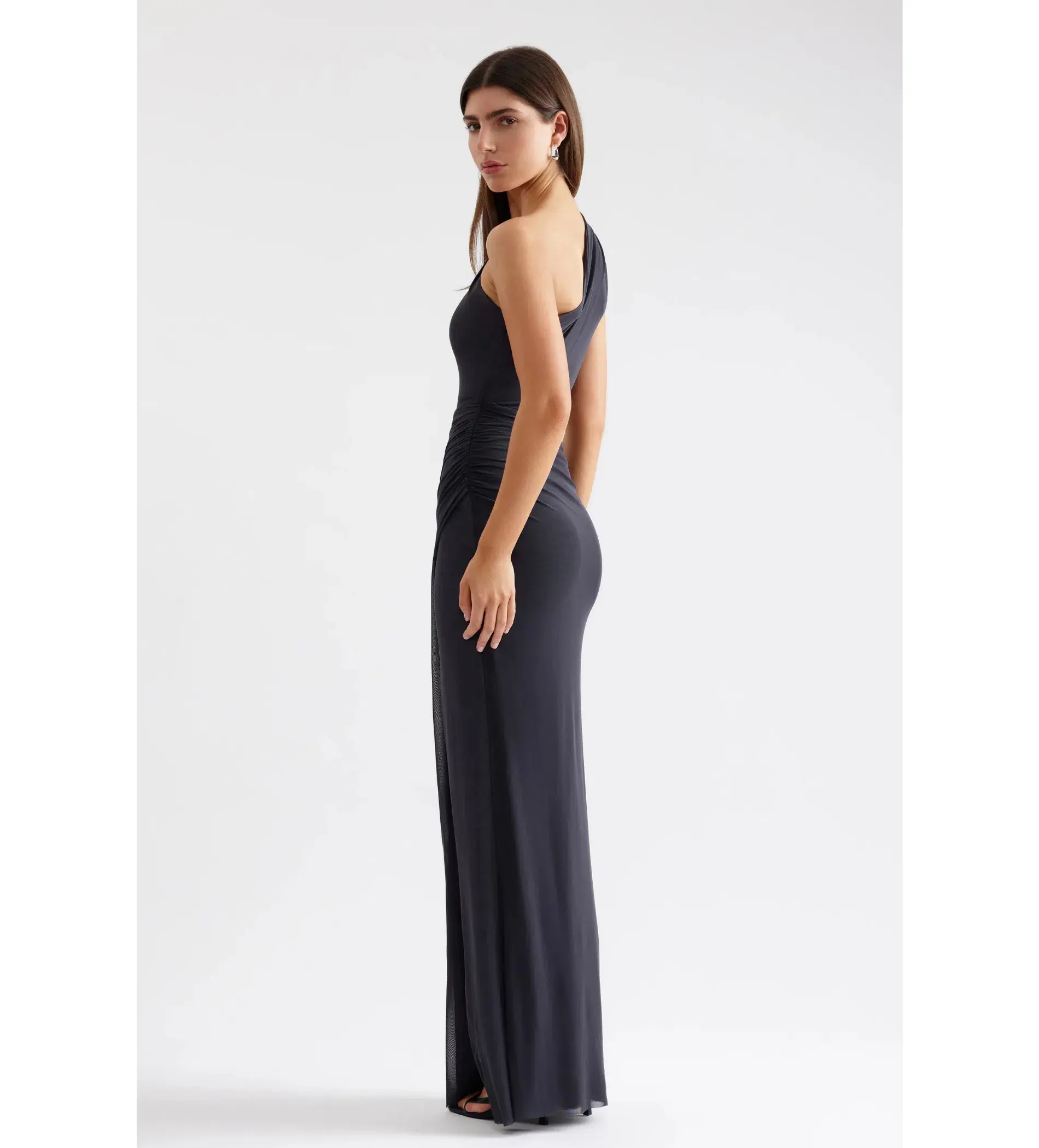 Lexi Viola Maxi Dress in Charcoal Size 10 - Image 3