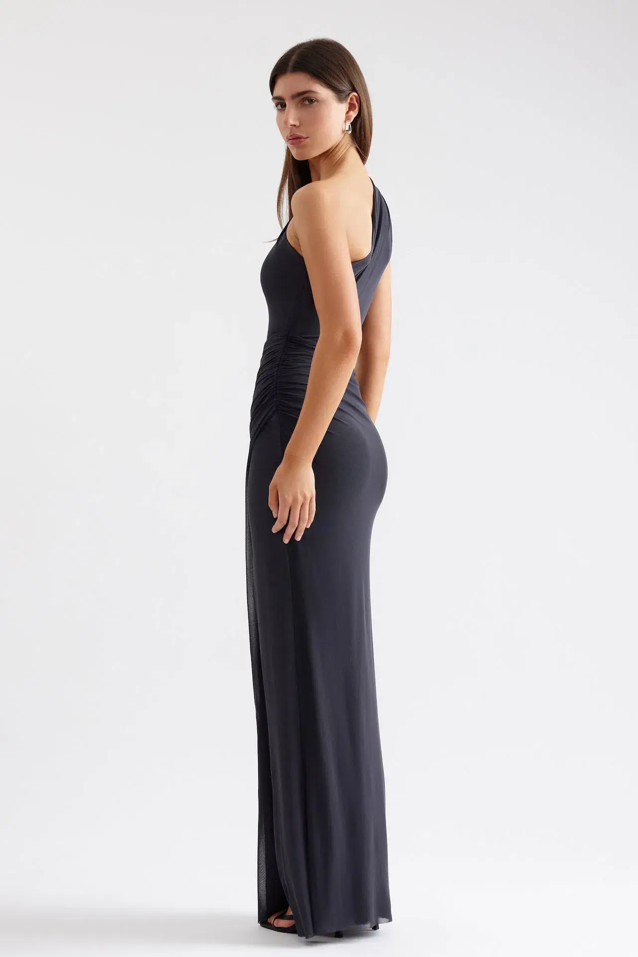 Lexi Viola Maxi Dress Charcoal Size AU 8 - Image 2