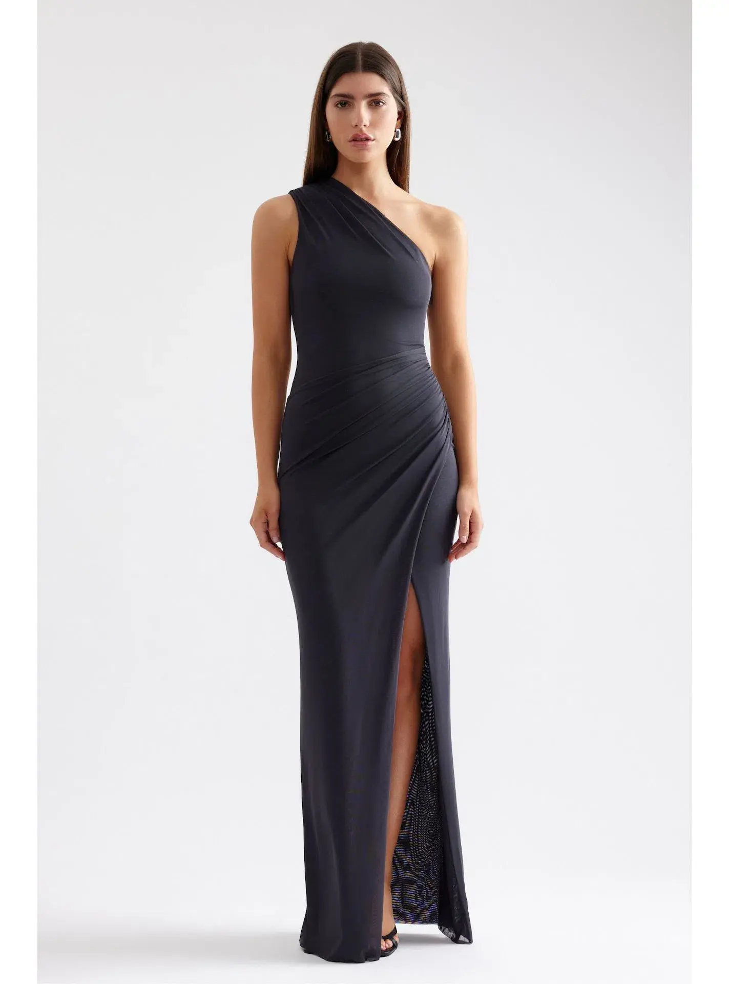 Lexi Viola Maxi Dress Charcoal Size AU 8 - Image 1