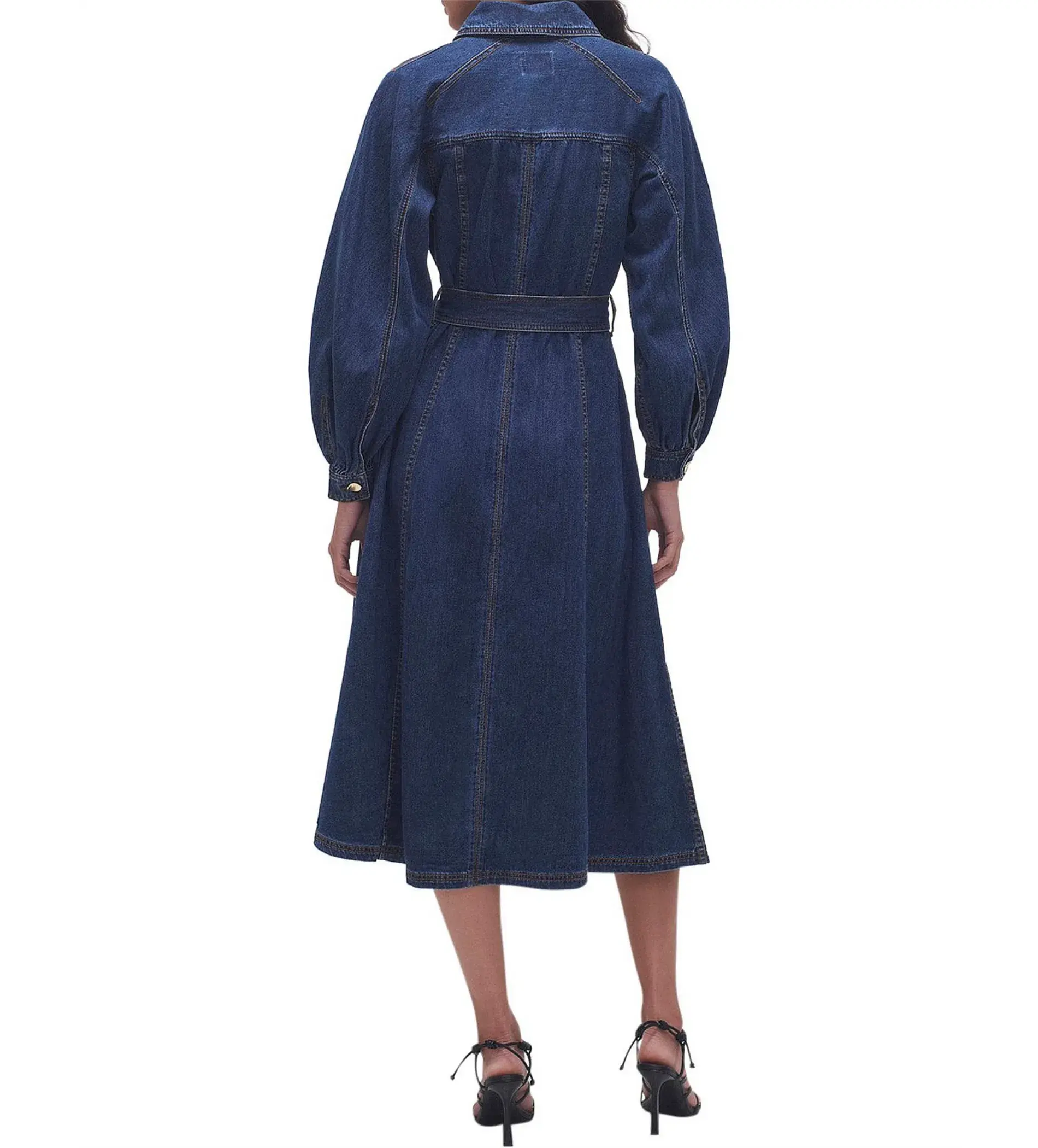 Aje Colorado Denim Midi Dress Size XXS / AU 4 - Image 3