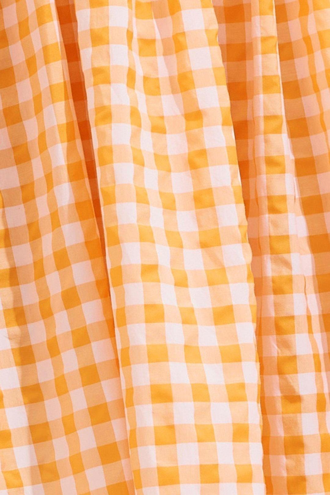 Steele - Sierra Dress - Papaya Check - Size 10 for rent on The Volte - main image