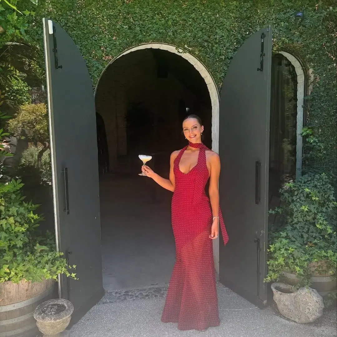 I am Delilah Jasmine Maxi Dress Red Size Small AU 8 for rent on The Volte - main image