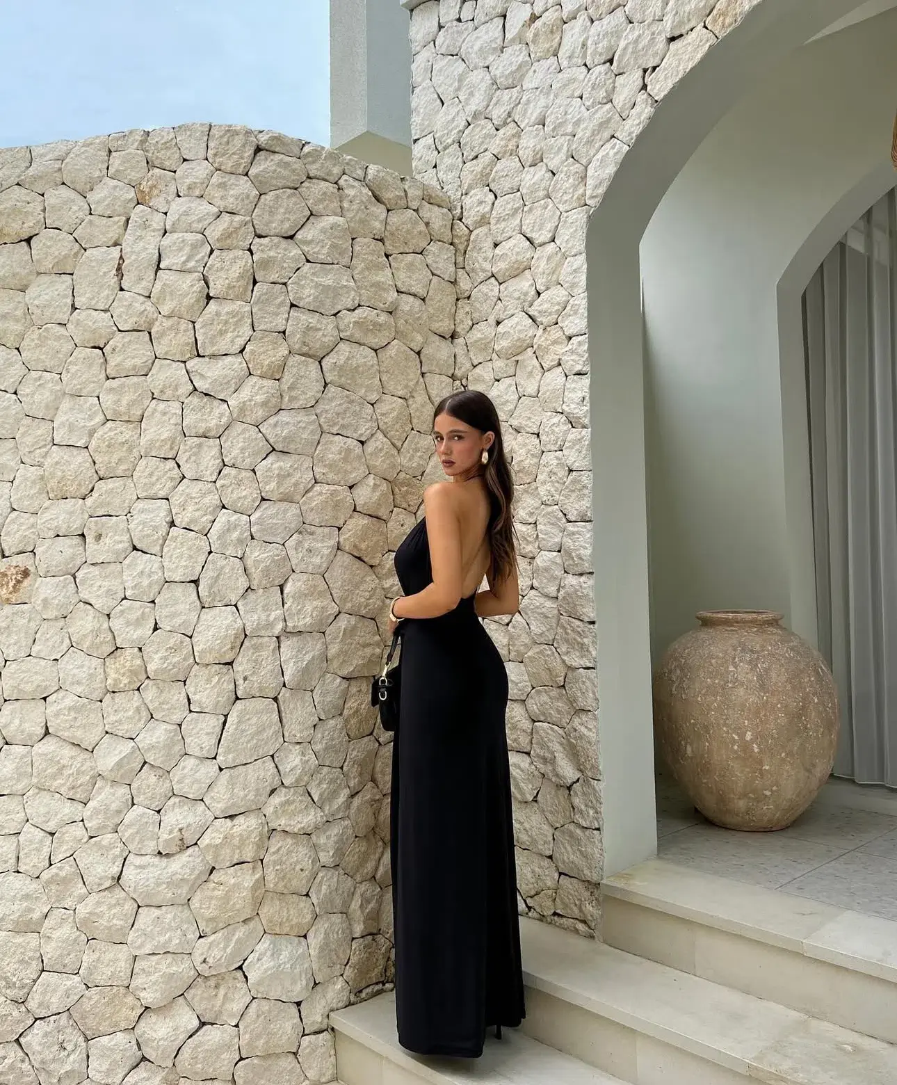 Meshki Zeniyah Maxi Dress Black/White Size S / AU 8 - Image 3