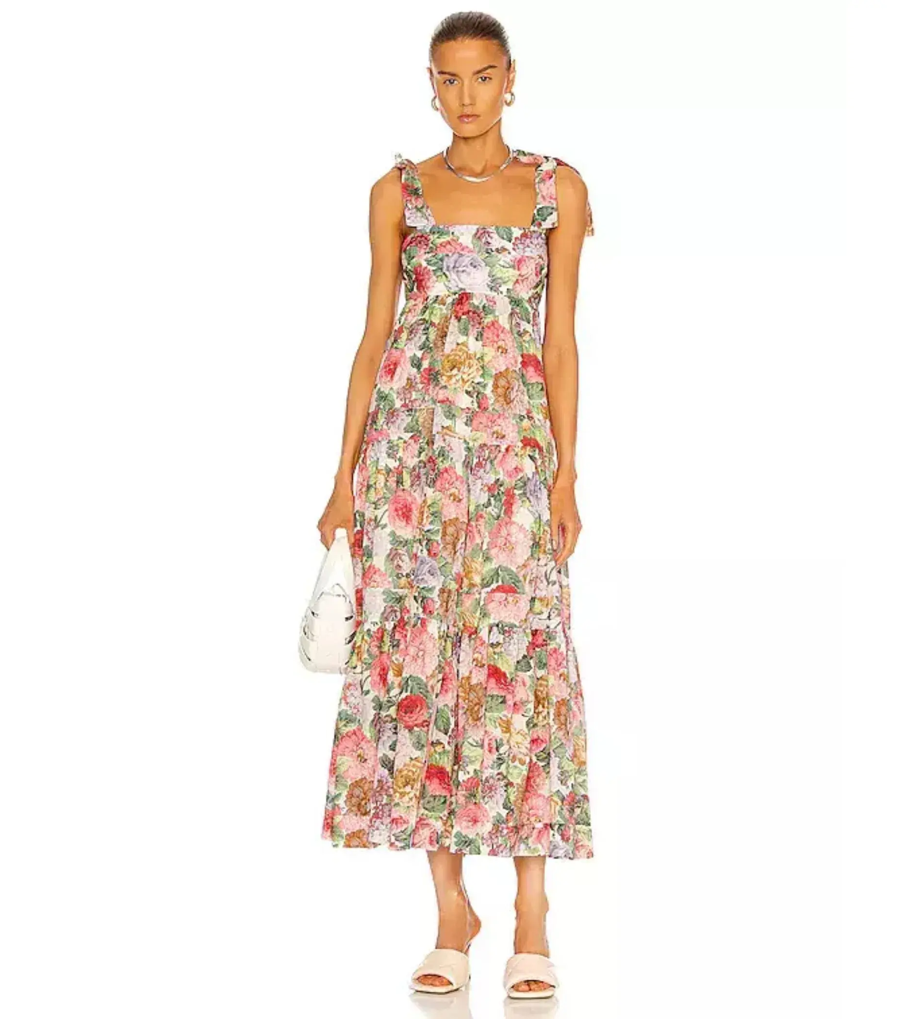 Zimmermann	Mae Tie Maxi Dress Floral  Size 3/ Au 14  - Image 1
