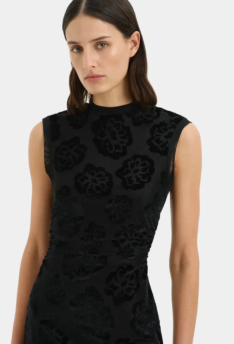 Sir the label Vittoria Mini Dress Midnight Floral Size 8 - Image 2