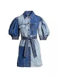 Aje Freecycle Denim Dress Size AU 8 - Image 3