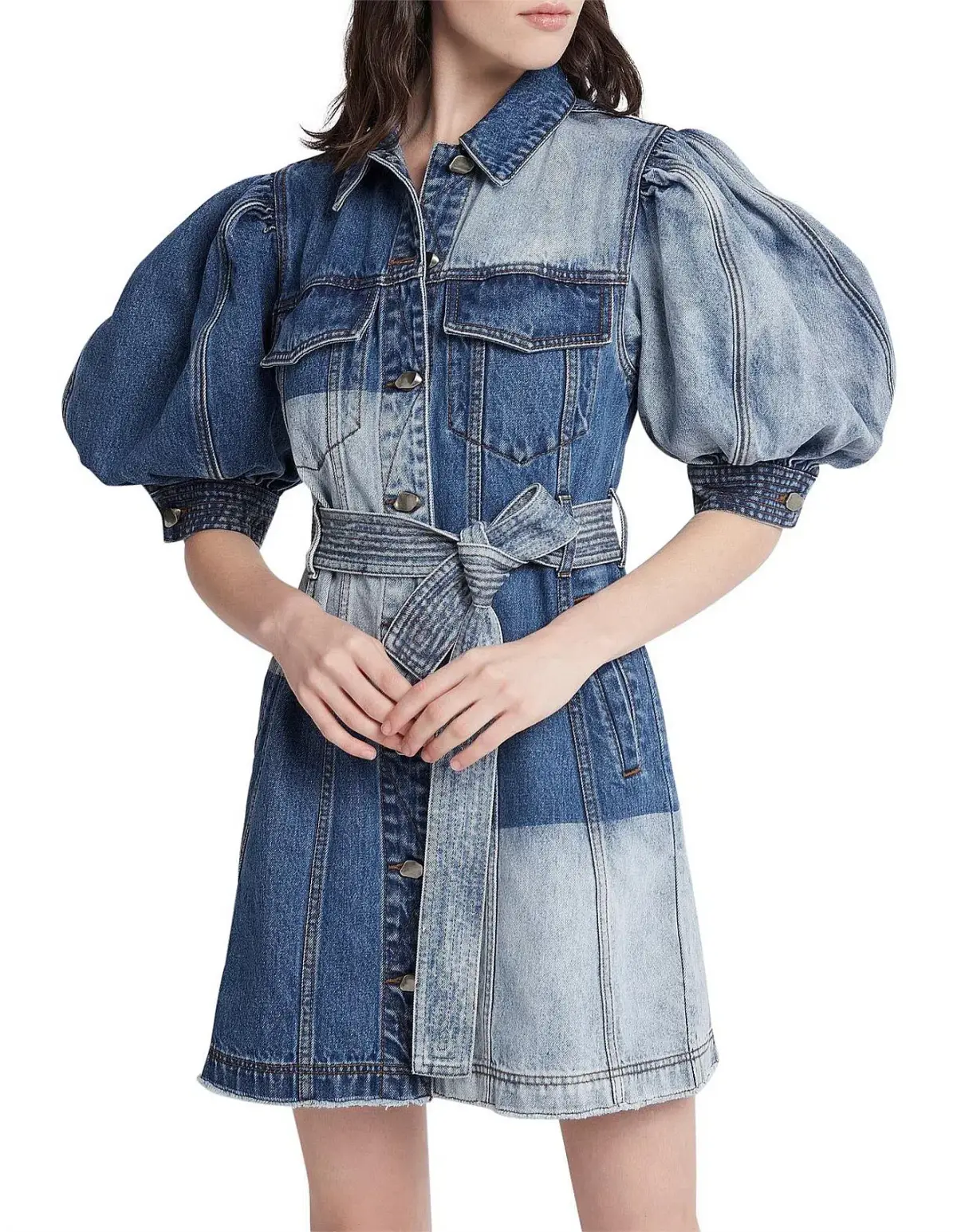 Aje Freecycle Denim Dress Size AU 8 - Image 1