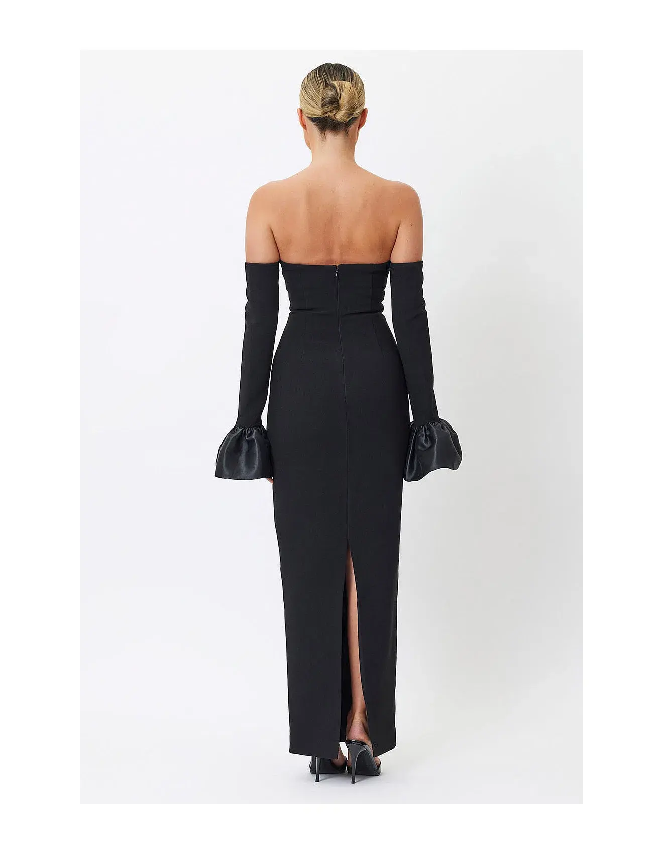 Bianca and Bridgett Adrianna Maxi Dress Black Size AU 12 - Image 2