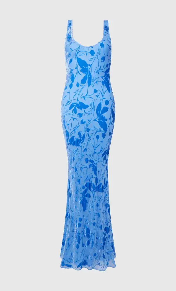 Rat and Boa Inez Maxi Blue Size AU 10 - Image 5