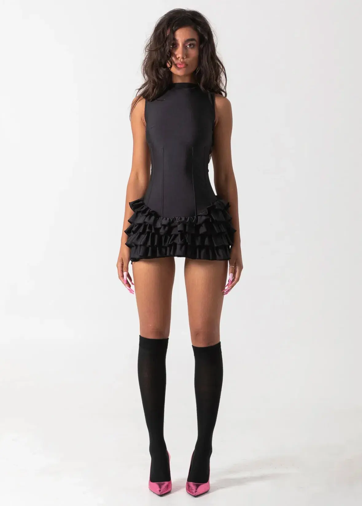 Bye Bambi Madison Mini Dress Black Size AU 10 - Image 1