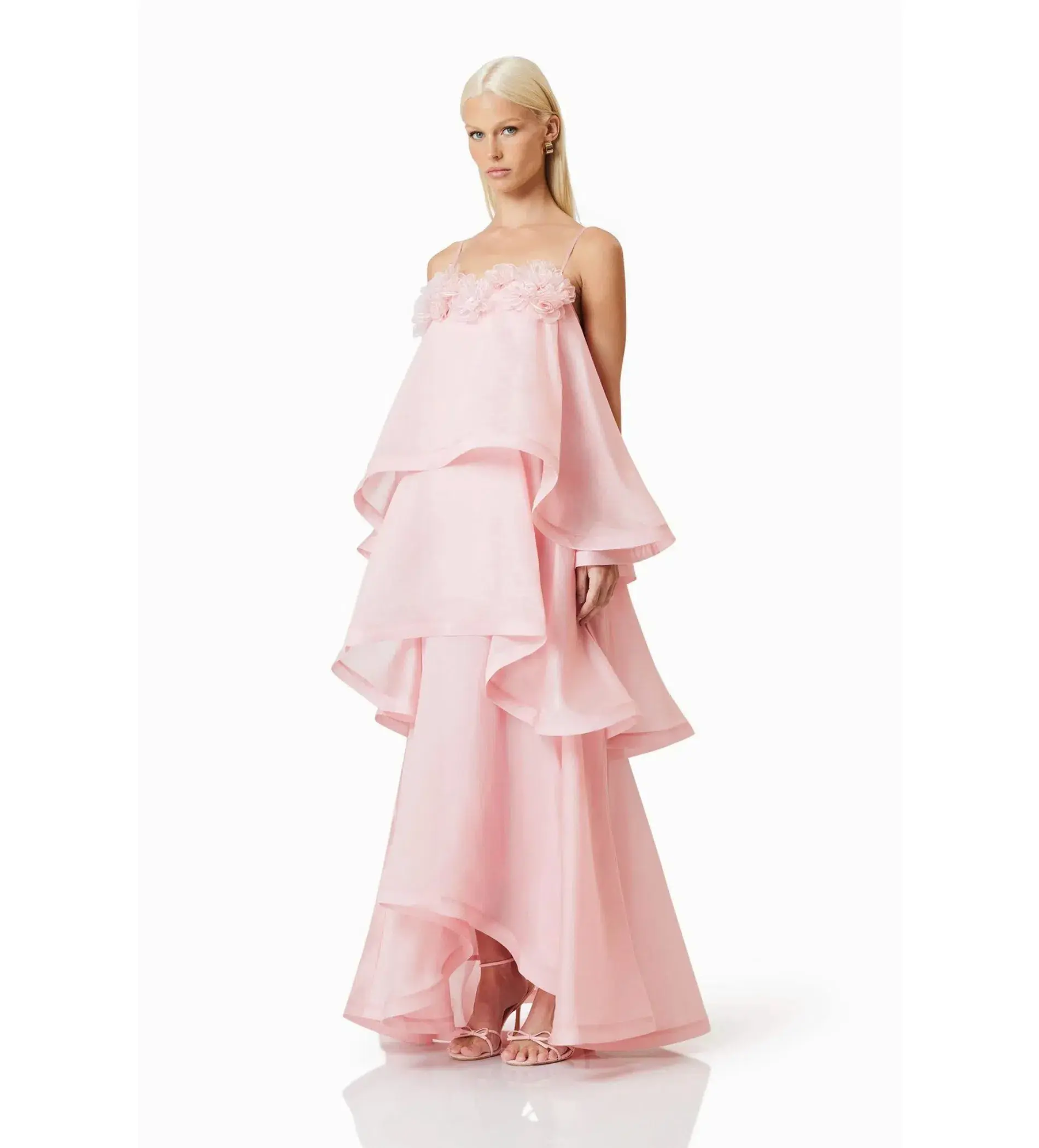 Elliatt Swallowtail Day To Night Maxi Dress Pink Size M/AU 10 - Image 2