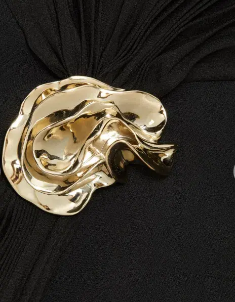 Acler Whitnell Bandeau Midi Black Dress Size AU 14 - Image 5