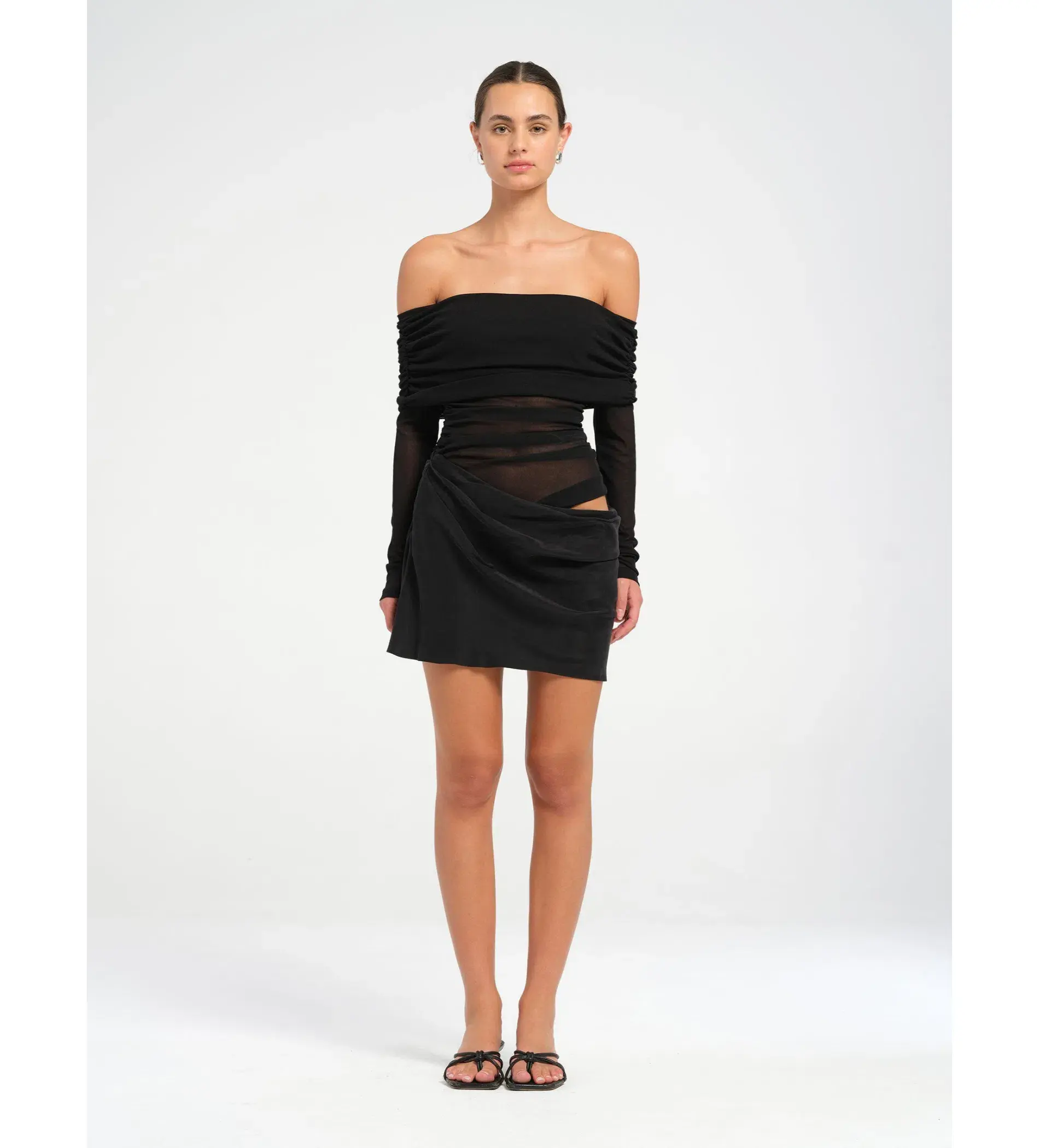 Benni Luca Mini Dress  in Black Size 8 - Image 1