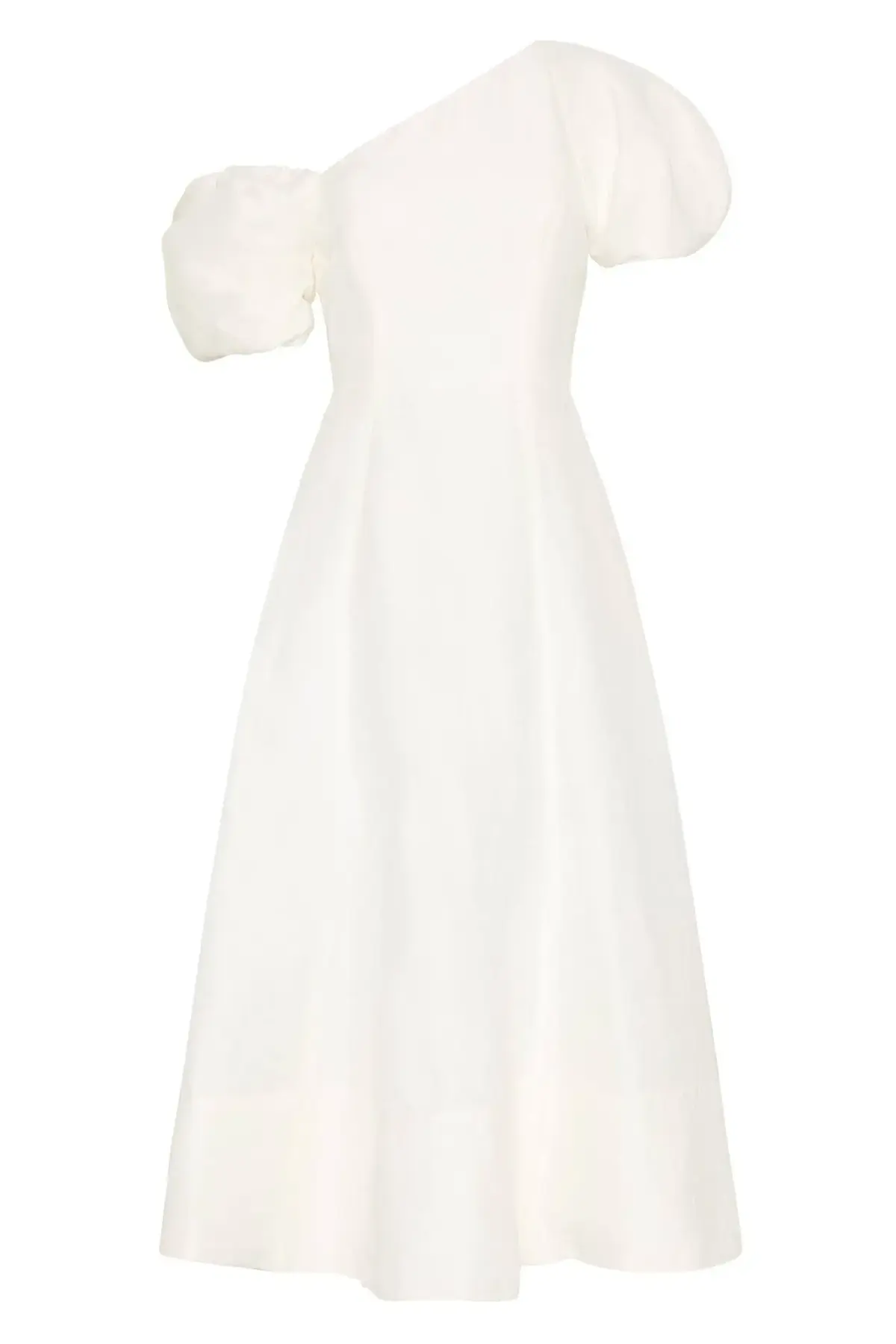 Aje Arista Tulip Sleeve Midi Dress Ivory Size AU 16 - Image 15