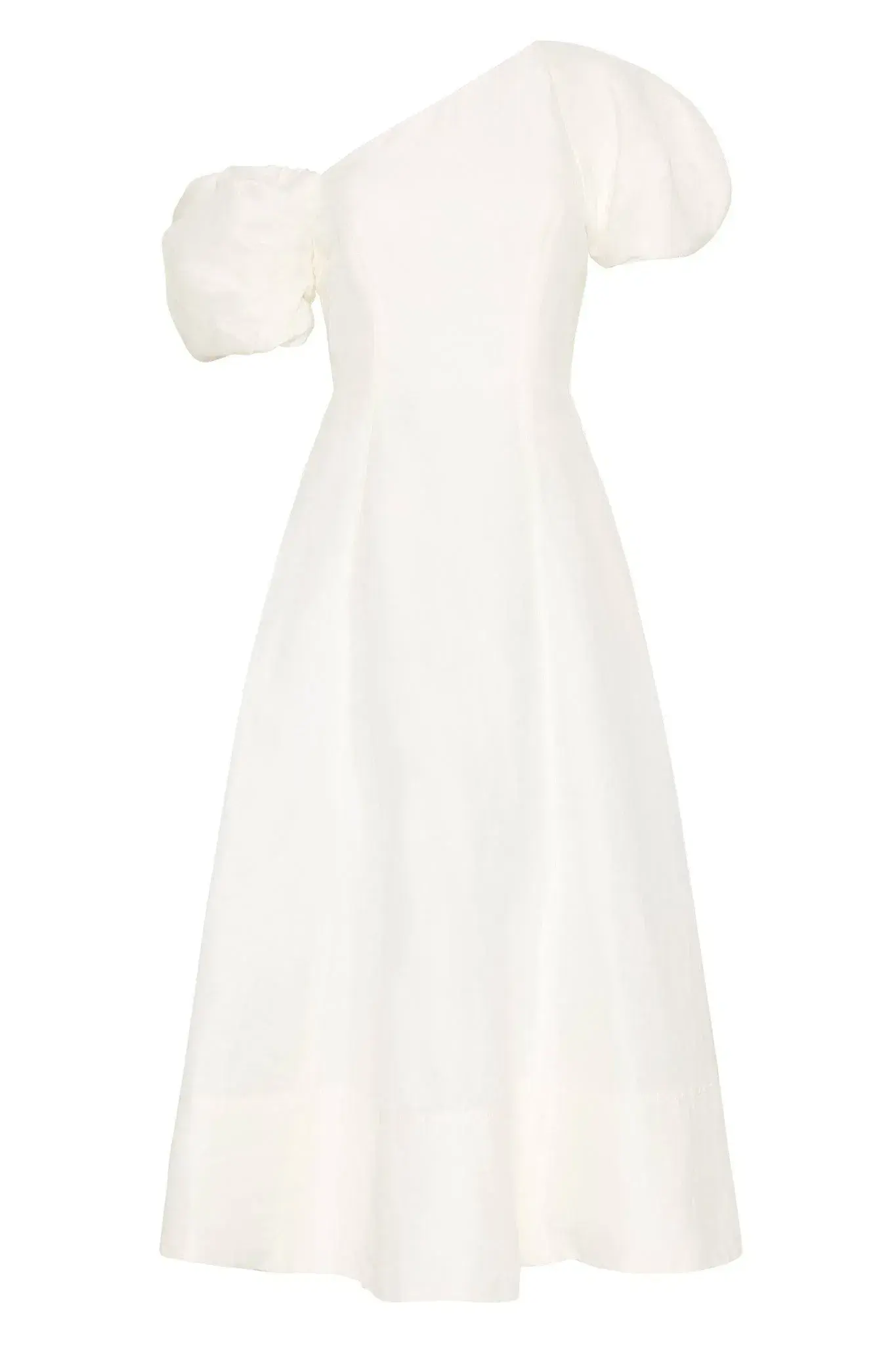 Aje Arista Tulip Sleeve Midi Dress Ivory Size AU 16 - Image 15