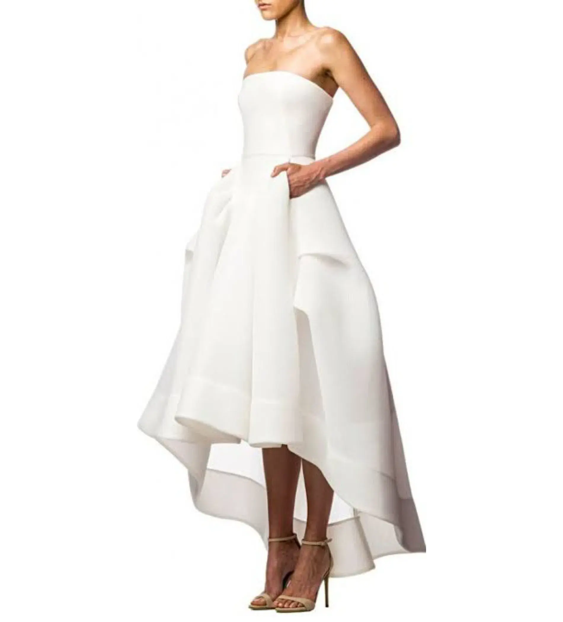 Maticevski Thorax Gown White Size AU 10 - Image 2