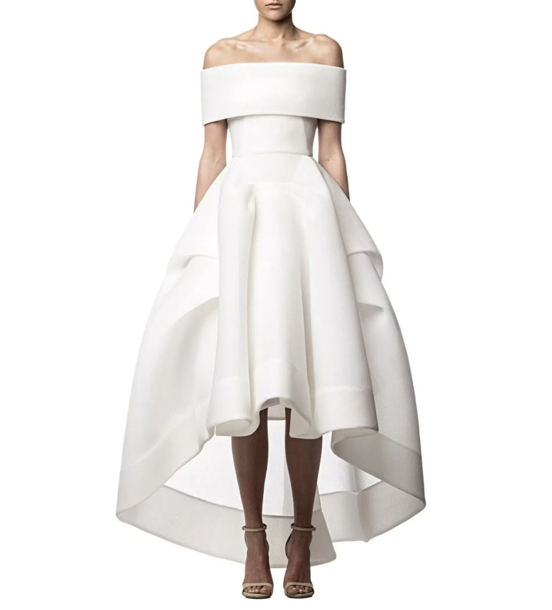 Maticevski Thorax Gown White Size AU 10 - Image 1
