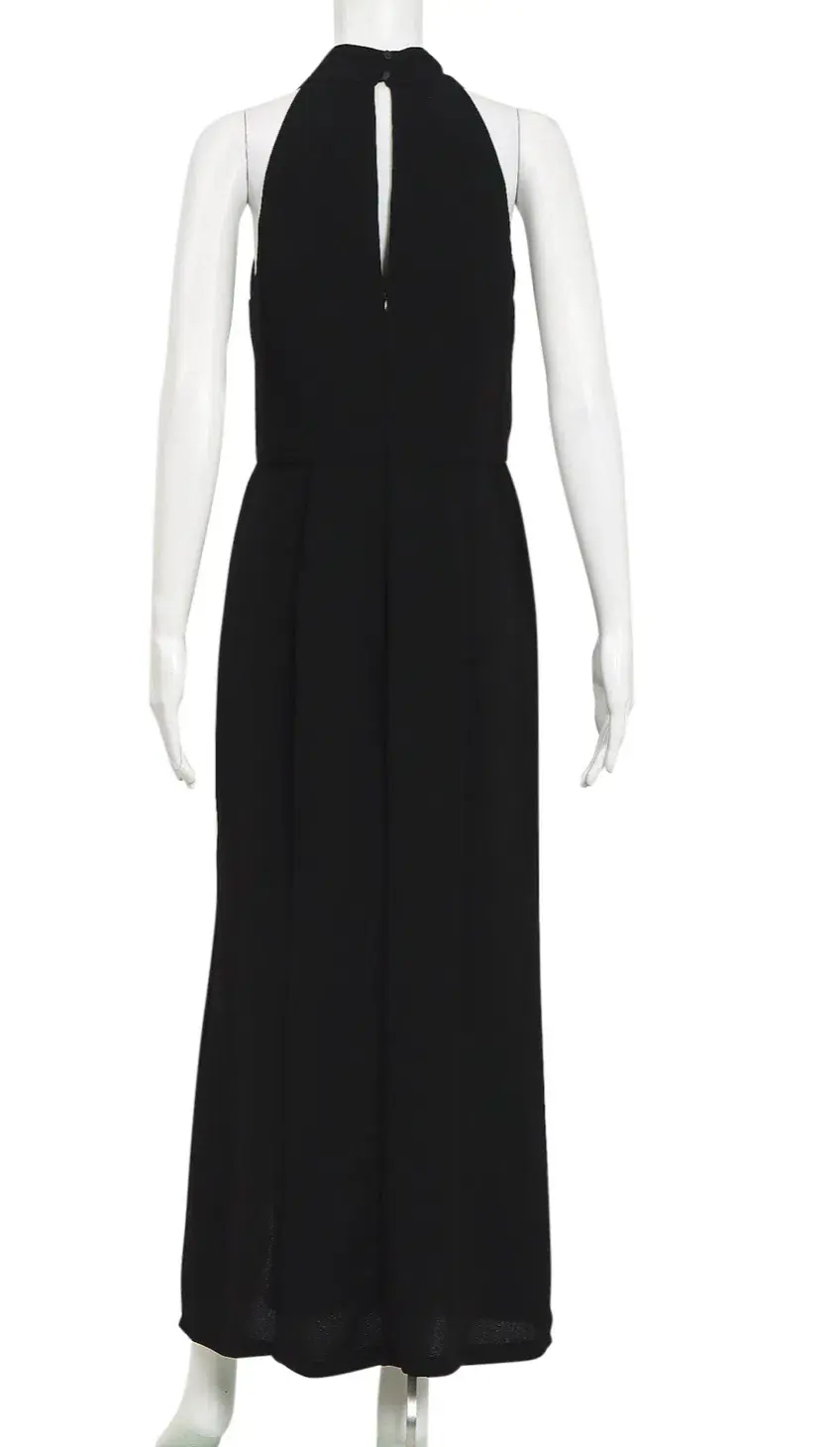 Rodeo Show Cowl Neck Front Split Gown Black Size 12 - Image 2