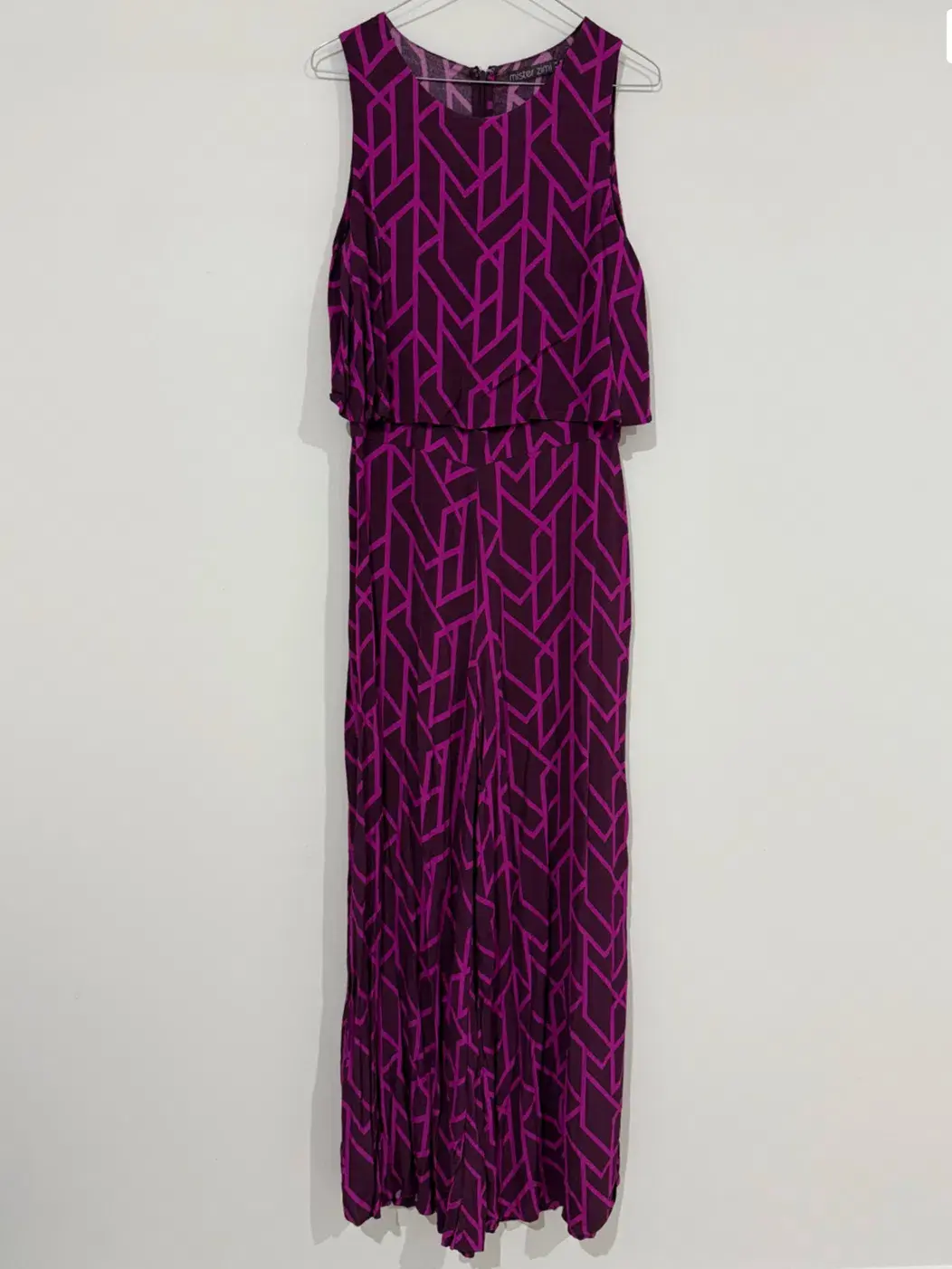 Mister Zimi Charlie Jumpsuit Pink Purple Morado Size 10 - Image 2