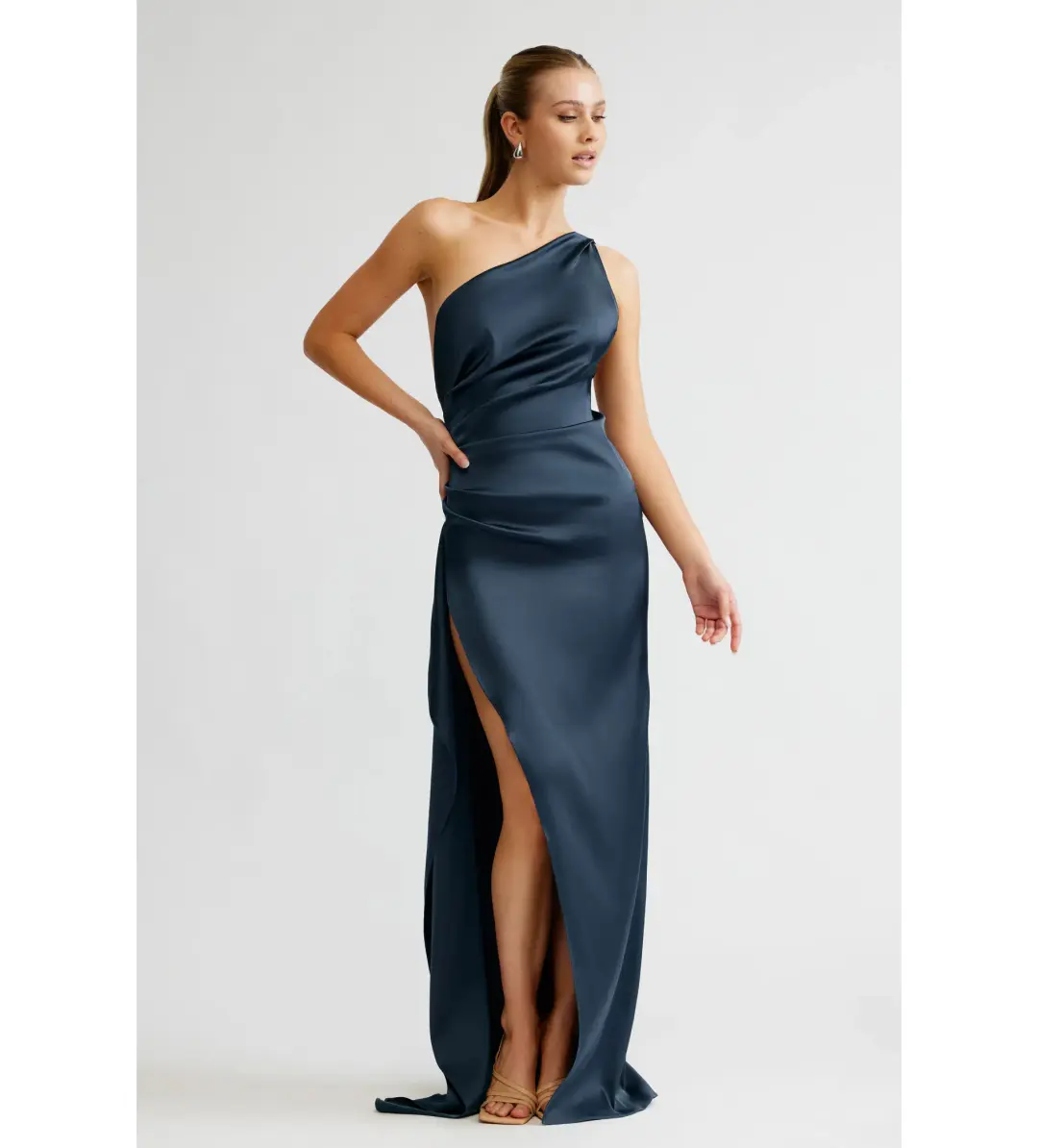 LEXI Samira Dress in  Orion Blue Size AU 8 for rent on The Volte - main image
