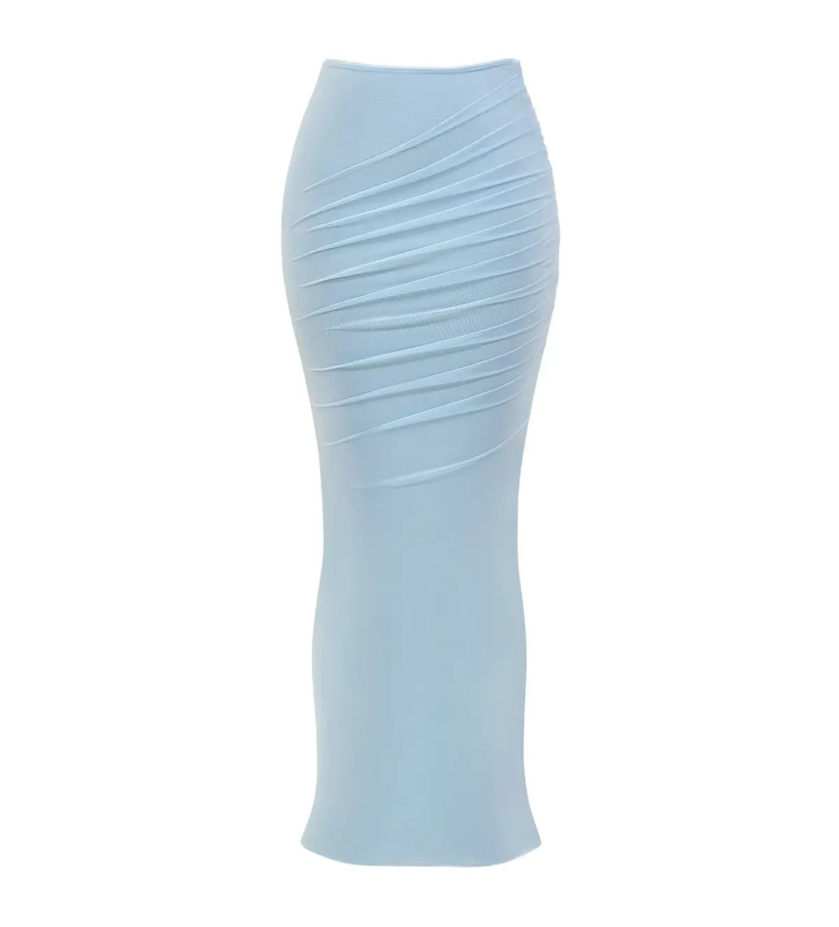 House Of CB Set Hallie Strapless Corset With Neck Scarf & Cassidy Fluted Hem Maxi Skirt Bluebell  Size L/AU 12 - Image 7