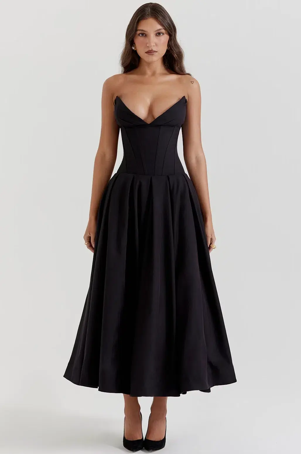 House of CB Lady Dress in Black Size L / AU 12 - Image 1