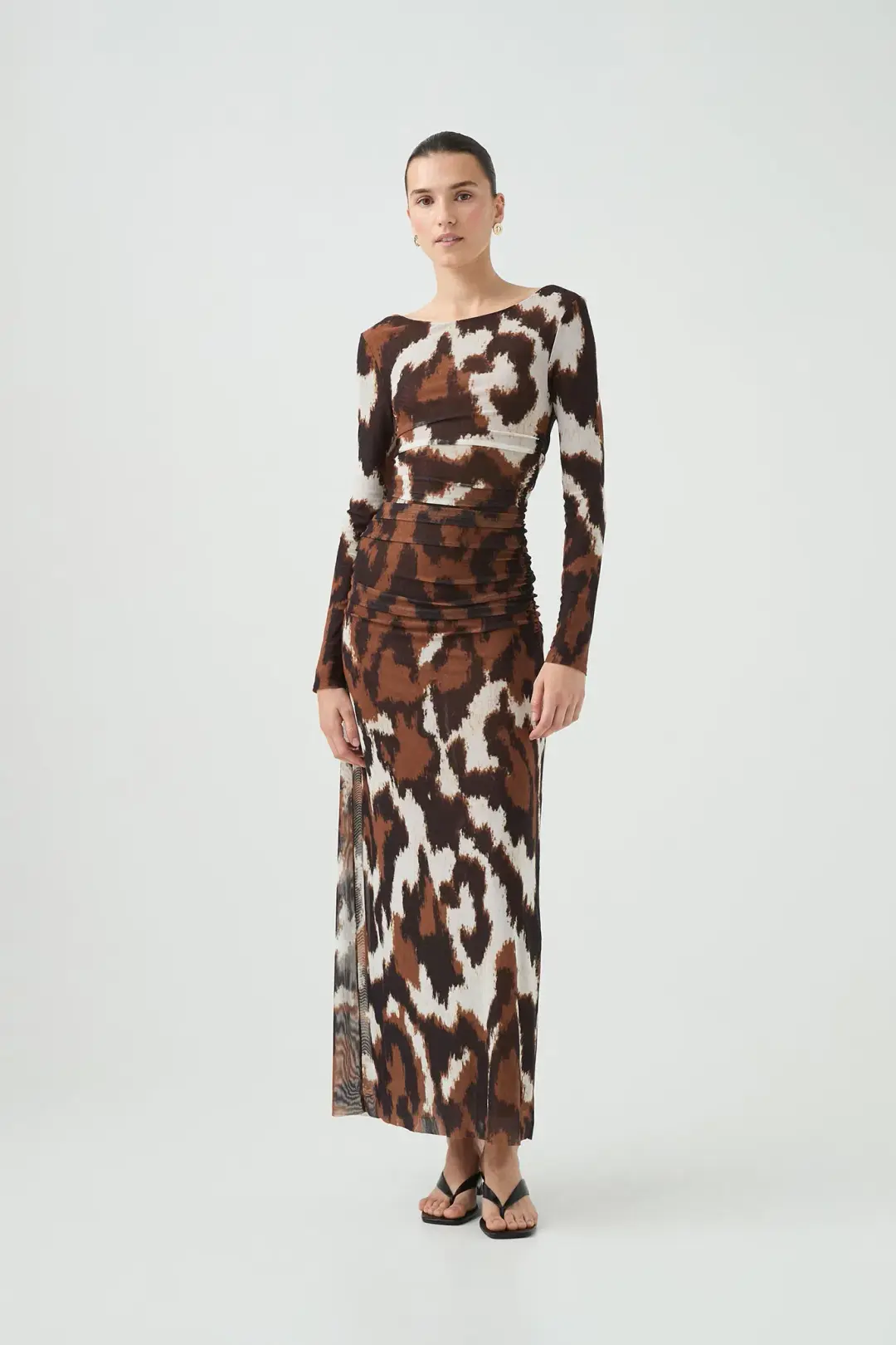 Aje Studio Sym Long Sleeve Wild Abstract Size AU 8 for rent on The Volte - main image