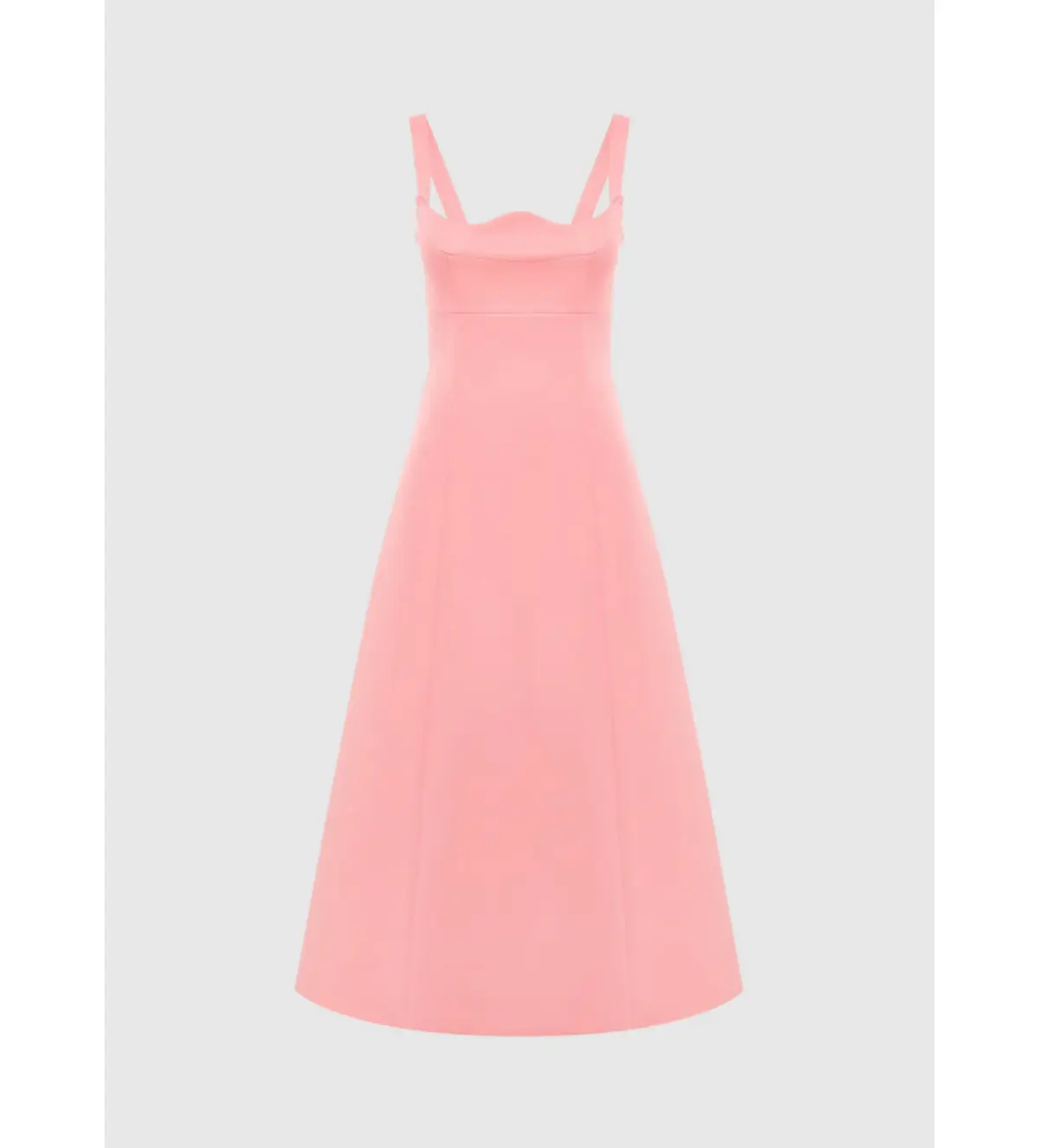 Leo Lin Odette Midi Dress Strawberry Pink Size 10  - Image 1