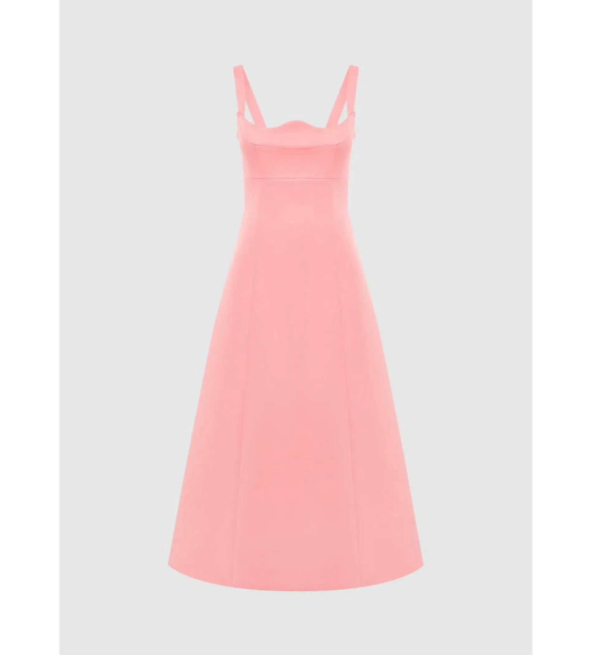 Leo Lin Odette Midi Dress Strawberry Pink Size 10  - Image 1