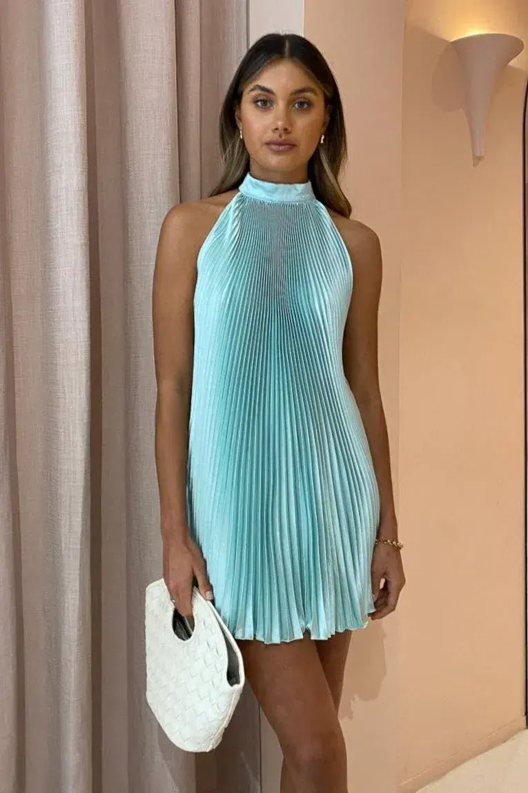 L'Idee Amour Mini Dress Mint Size 8 - Image 3