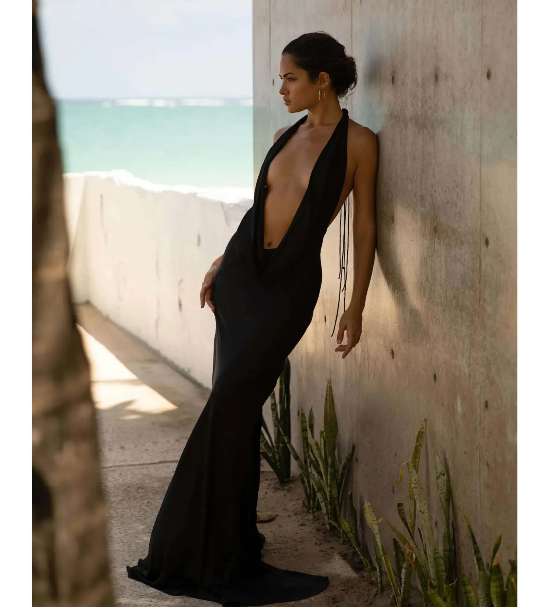 Rat & Boa Donyale Maxi Dress Black Size AU 6 - Image 2