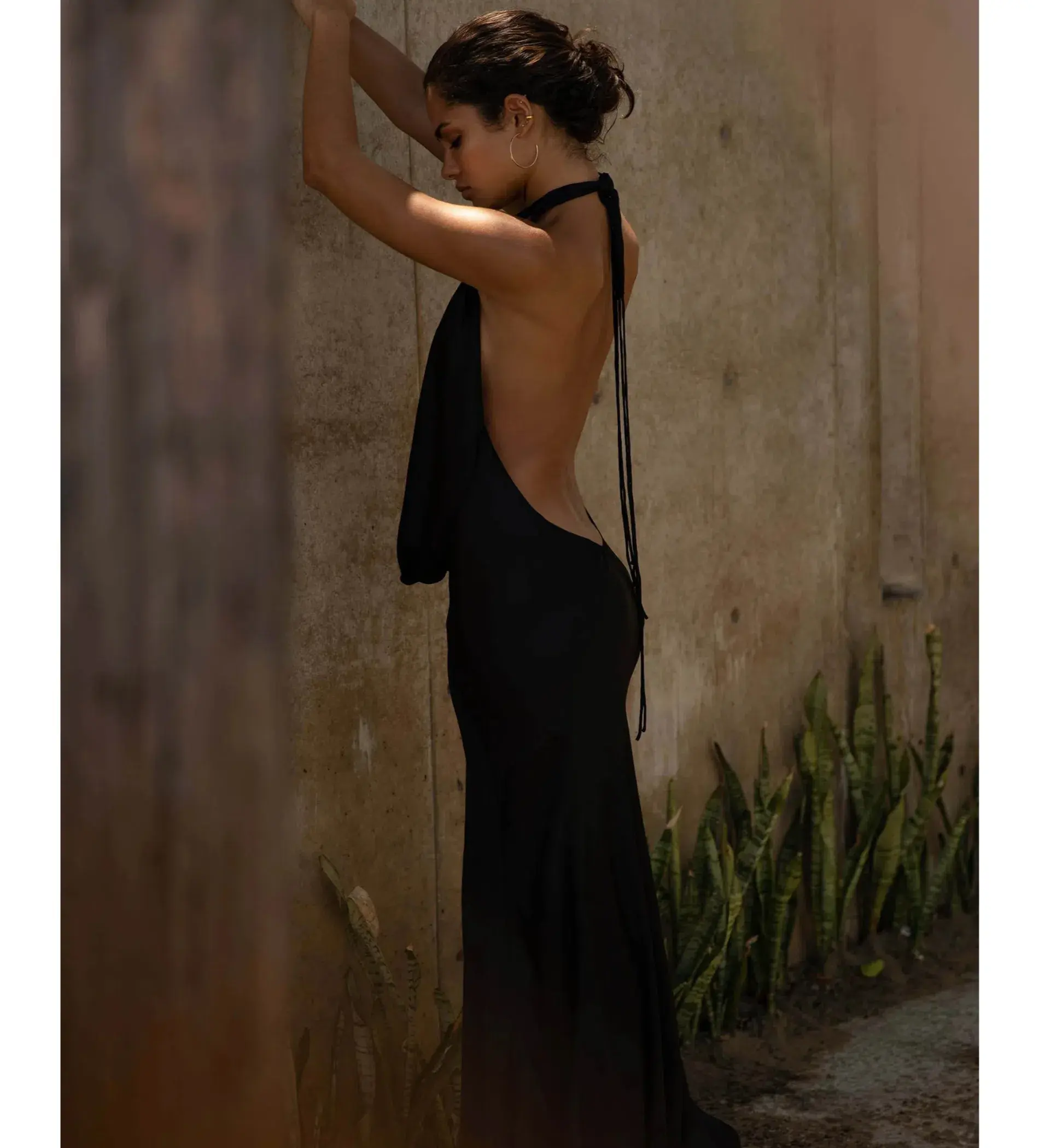 Rat & Boa Donyale Maxi Dress Black Size AU 6 - Image 3