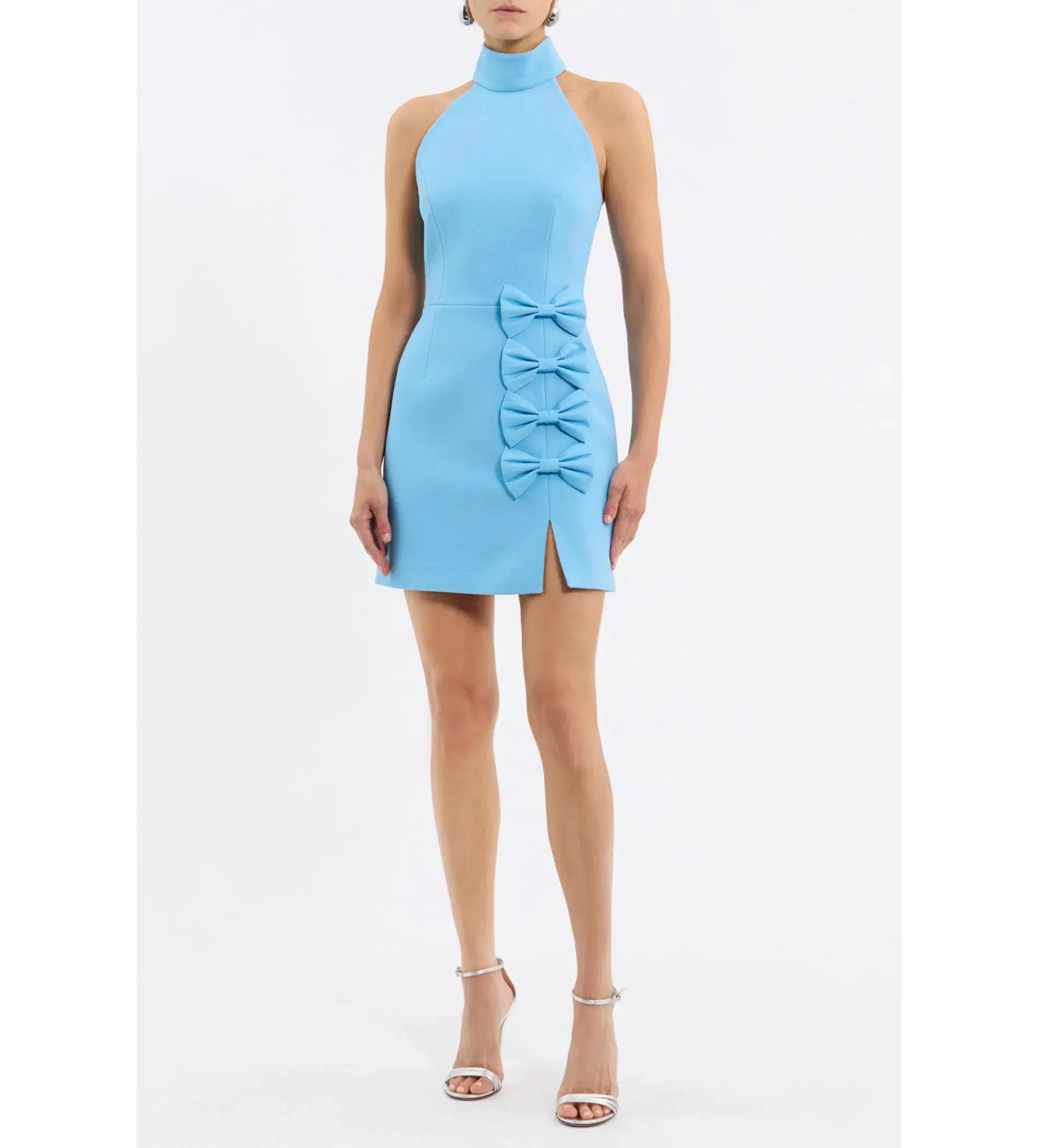 Rebecca Vallance Skye Halter Mini Dress Size 8 - Image 2