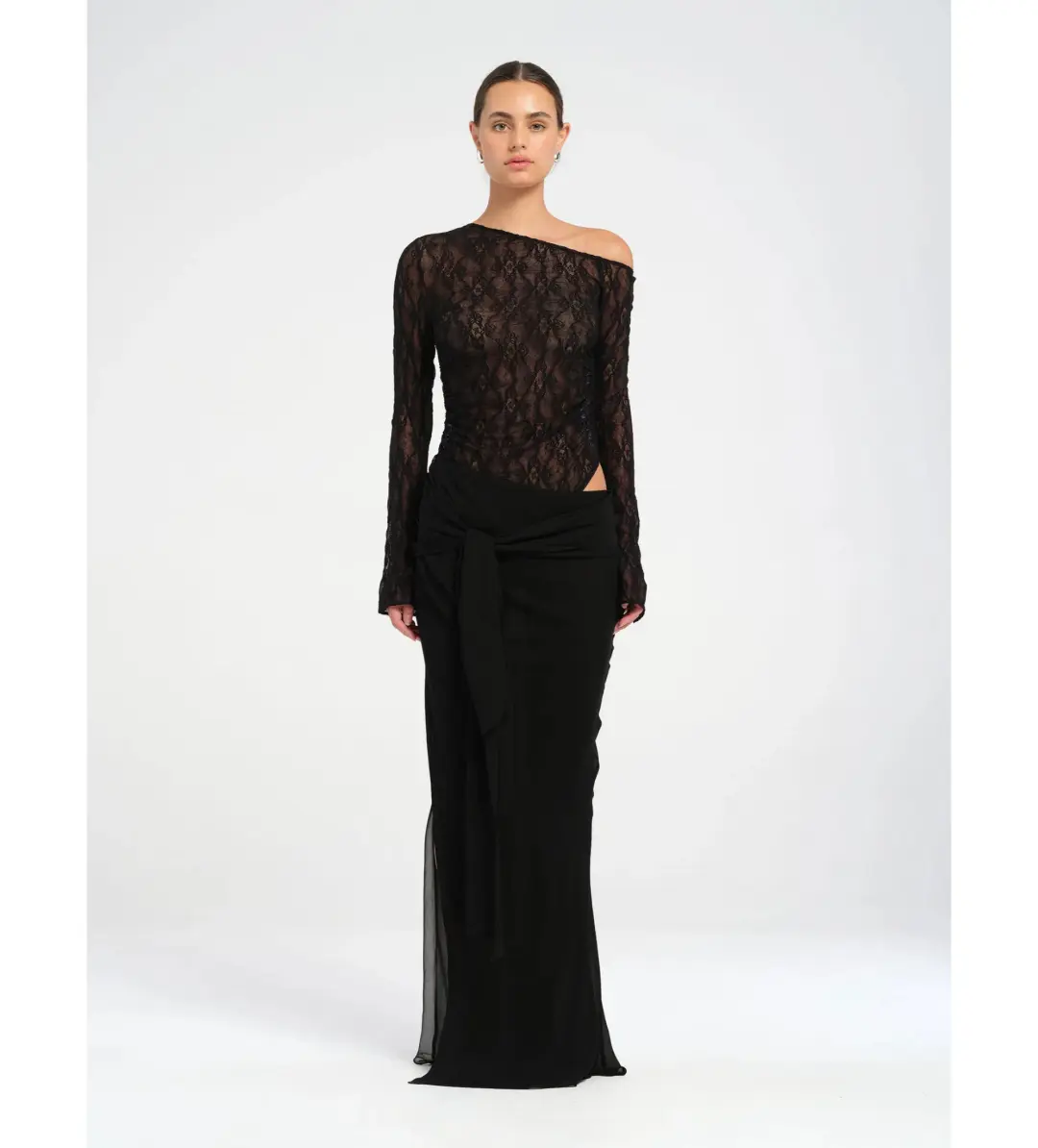 Benni Nova Maxi Dress in Black Size S / AU 8 for rent on The Volte - main image