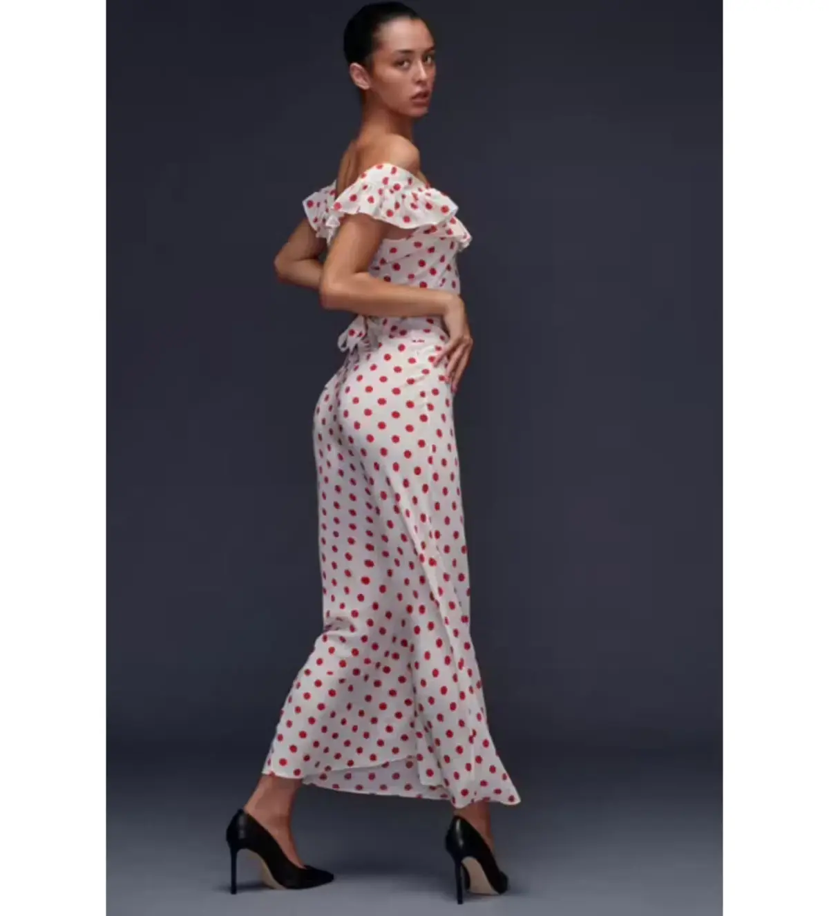 Realisation Par The Claudia Maxi Dress Super Dot Size AU 6 - Image 3